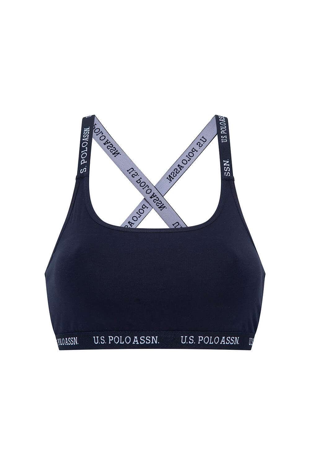 U.S. Polo Assn. Kadın Lacivert Çapraz Askılı Büstiyer - US.01.66117 240