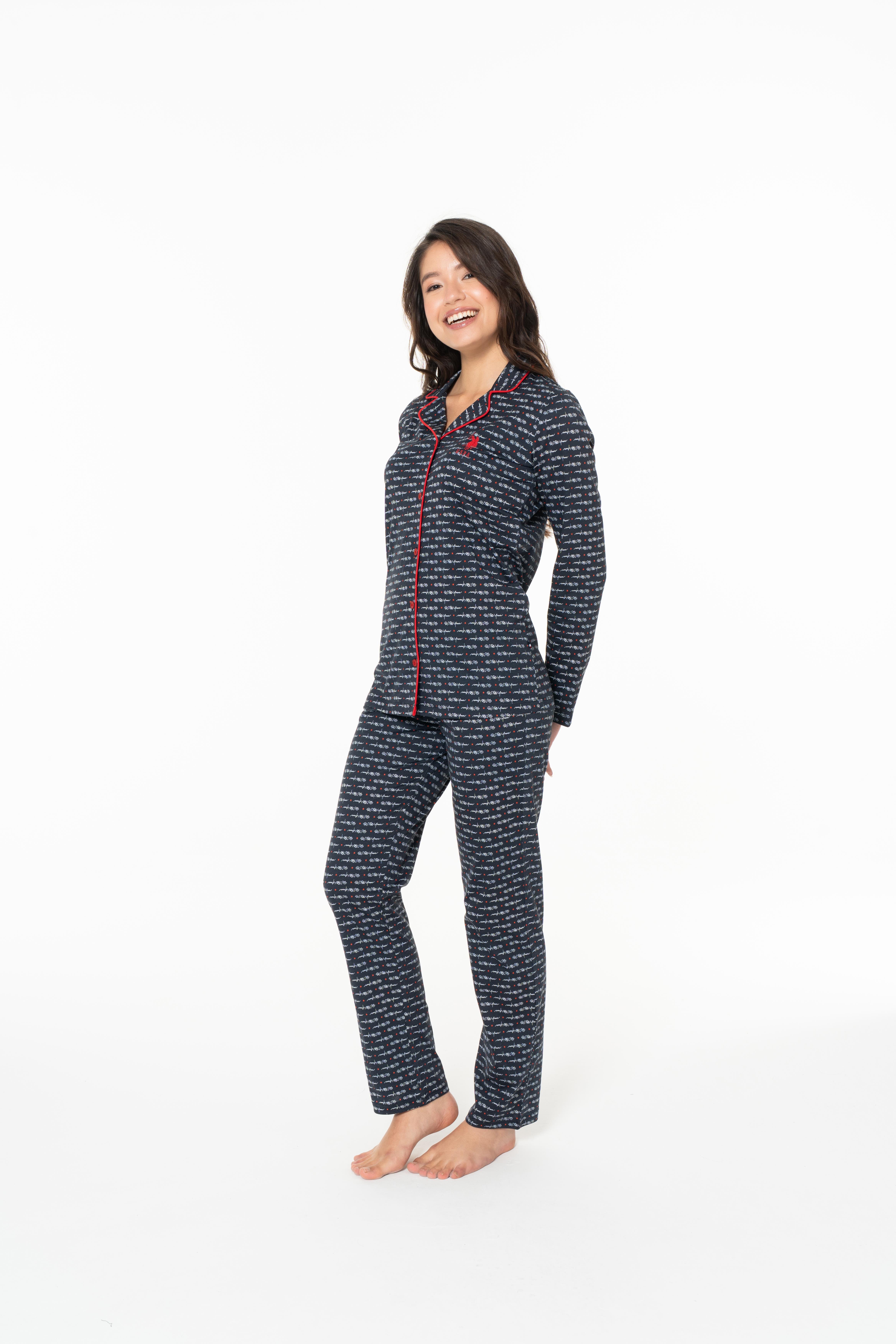 U.S. Polo Assn. Kadın Lacivert Pijama Takım  - US.01.20144.26K 240