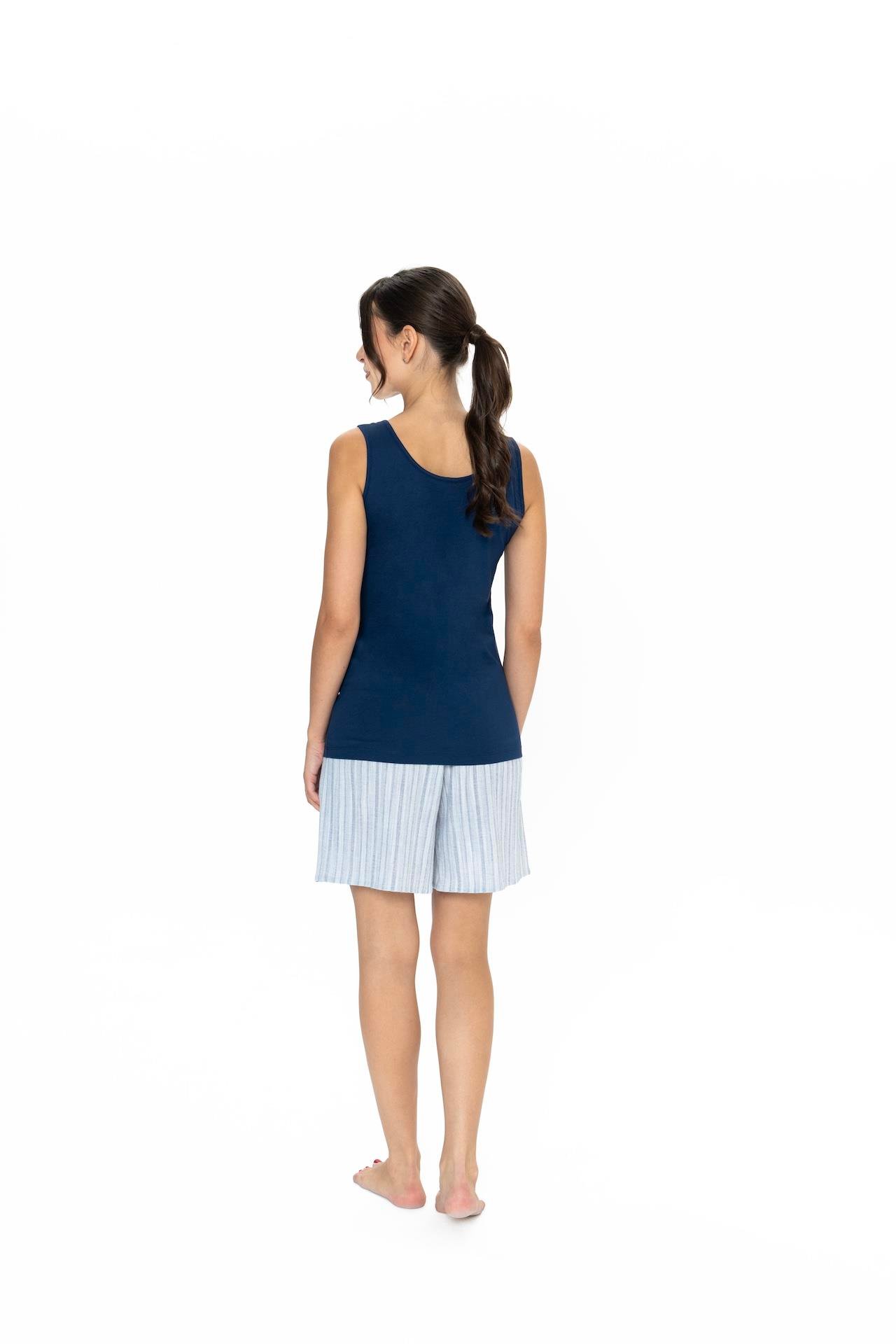 U.S. Polo Assn. Kadın Lacivert Şort Takım  - US.01.20021.25Y 240