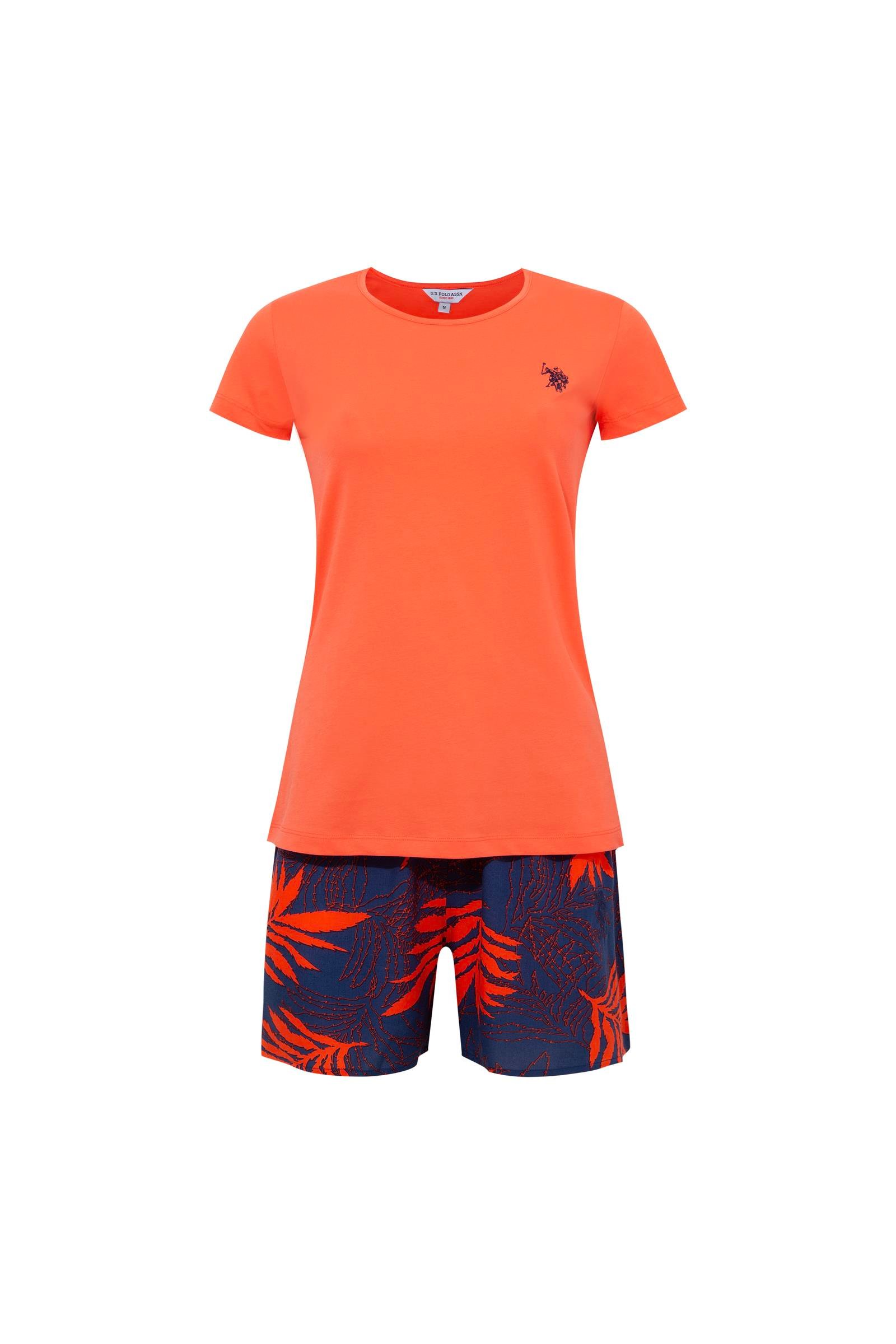 U.S. Polo Assn.  Kadın MERCAN Şort Takım  - US.01.20114.INT 206