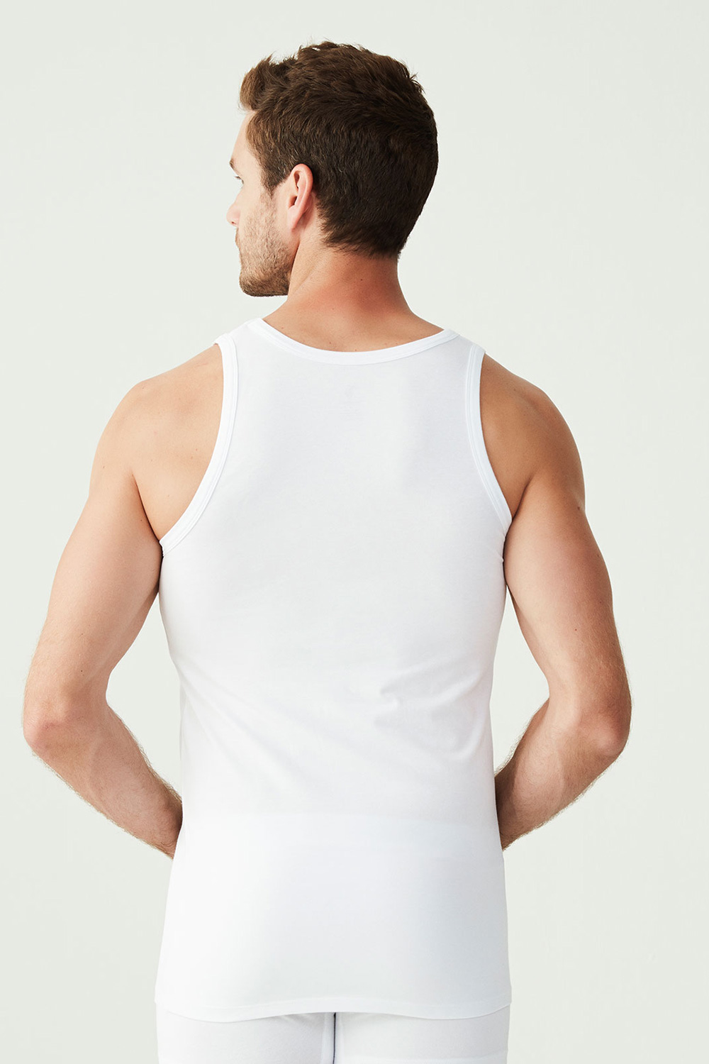 USPA Erkek Beyaz 2 Lİ Atlet - US.01.80189 120