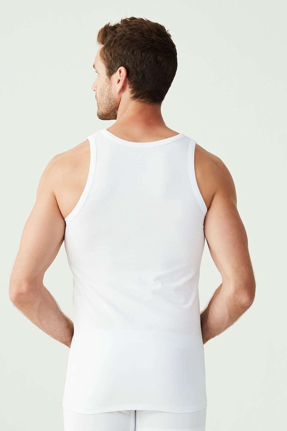 USPA Erkek Beyaz 2 Lİ Atlet - US.01.80441 120