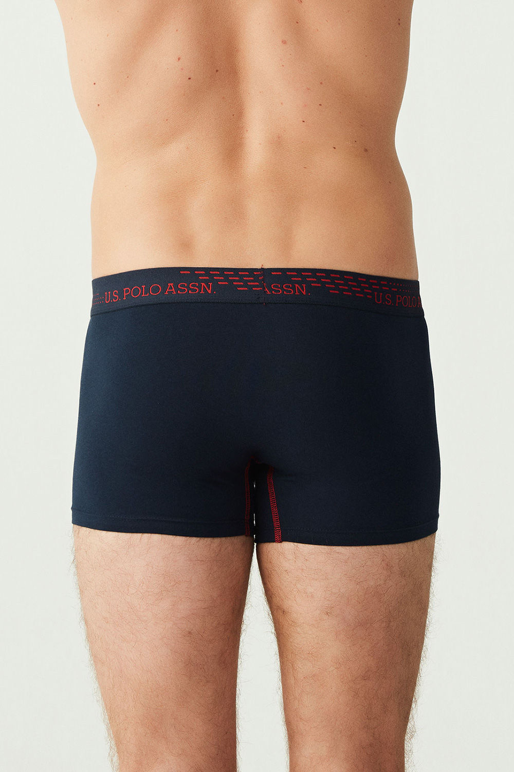 USPA Erkek Saks - Lacivert - Sarı 3 LÜ Boxer - US.01.80178 484