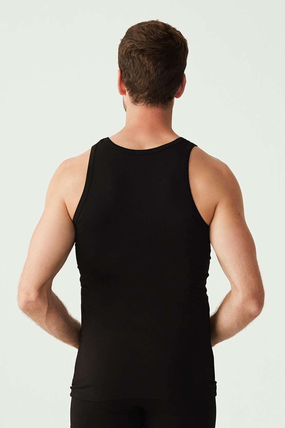 USPA Erkek Siyah Atlet Şort Set - US.E1.80088 140