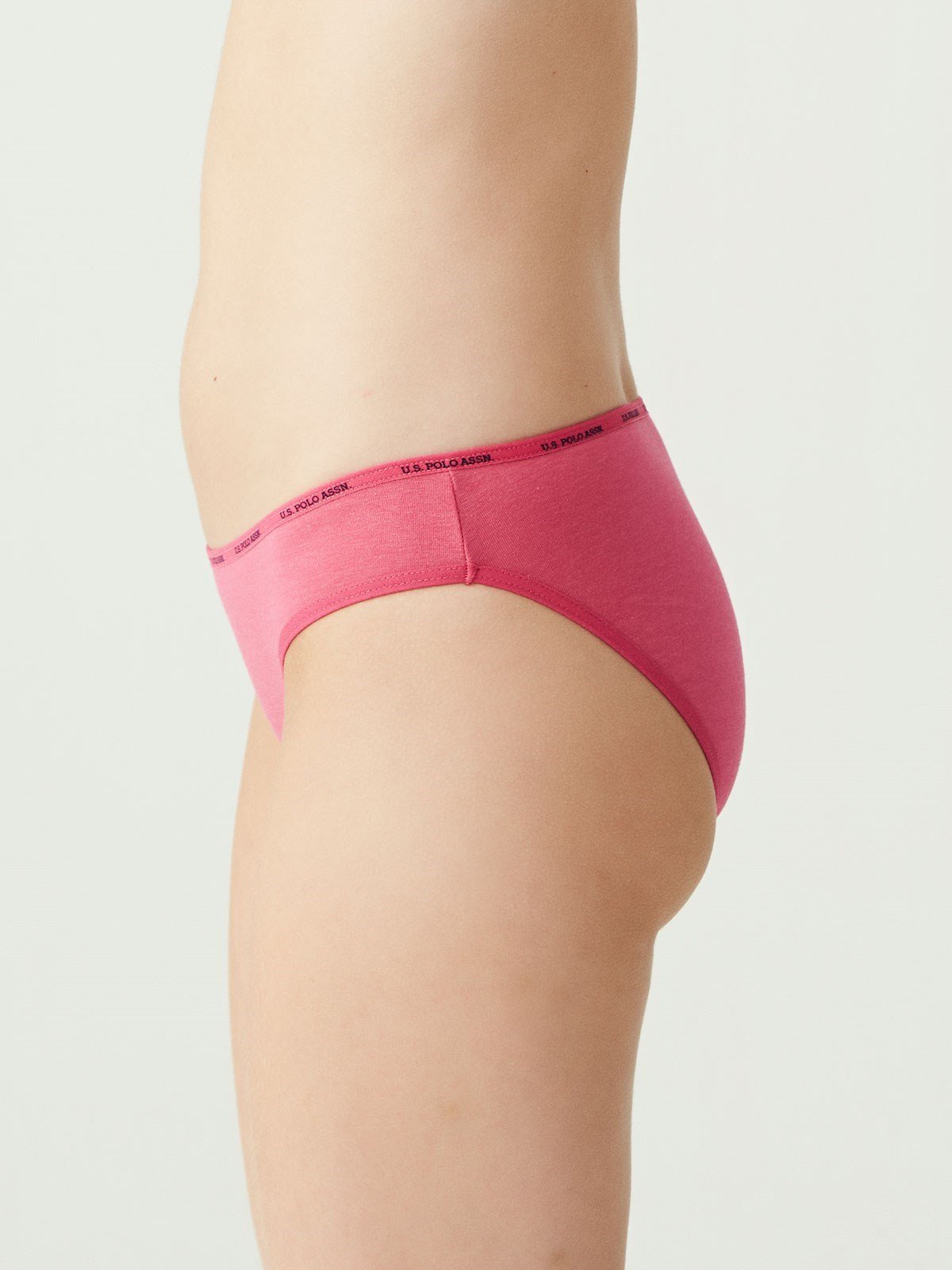 USPA Kadın Çok Renkli 5 Lİ Düşük Bel Slip - US.B1.67001 491