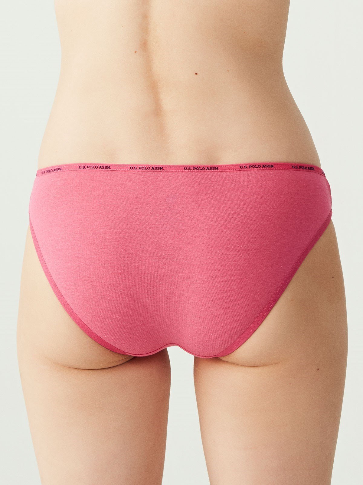 USPA Kadın Çok Renkli 5 Lİ Düşük Bel Slip - US.B1.67001 491