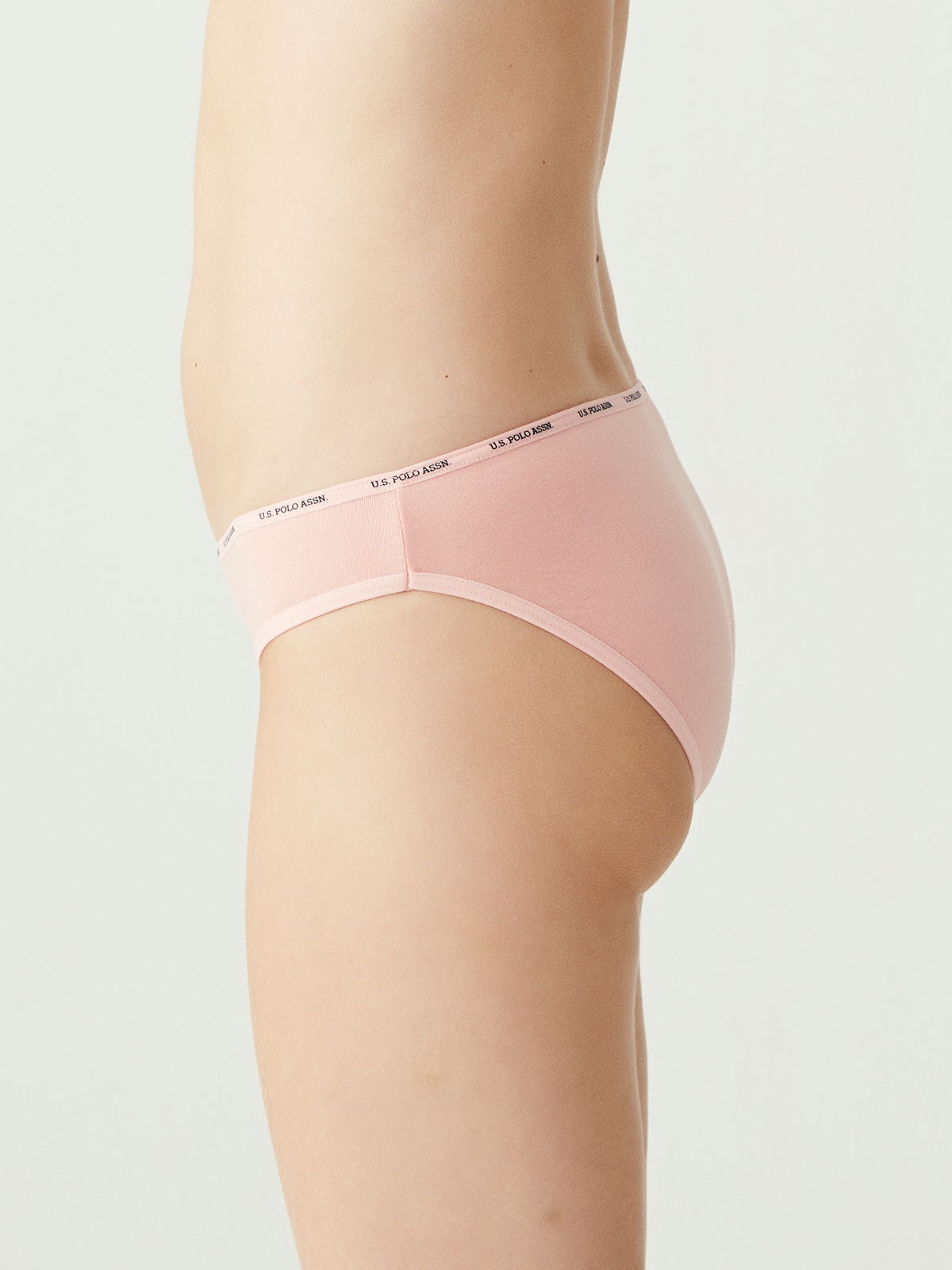 USPA Kadın Çok Renkli 5 Lİ Düşük Bel Slip - US.B1.67001 492