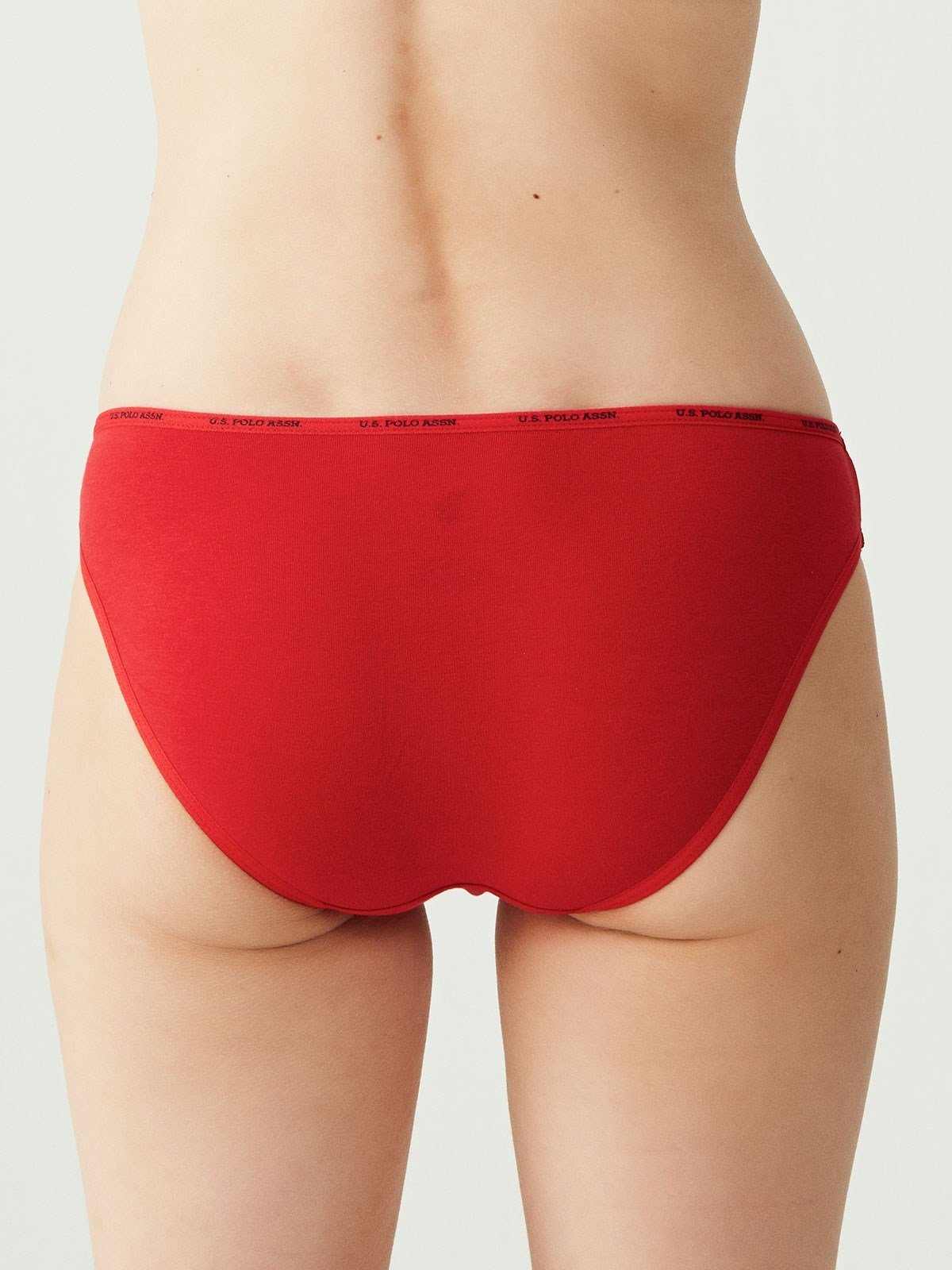 USPA Kadın Çok Renkli 5 Lİ Düşük Bel Slip - US.B1.67001 492