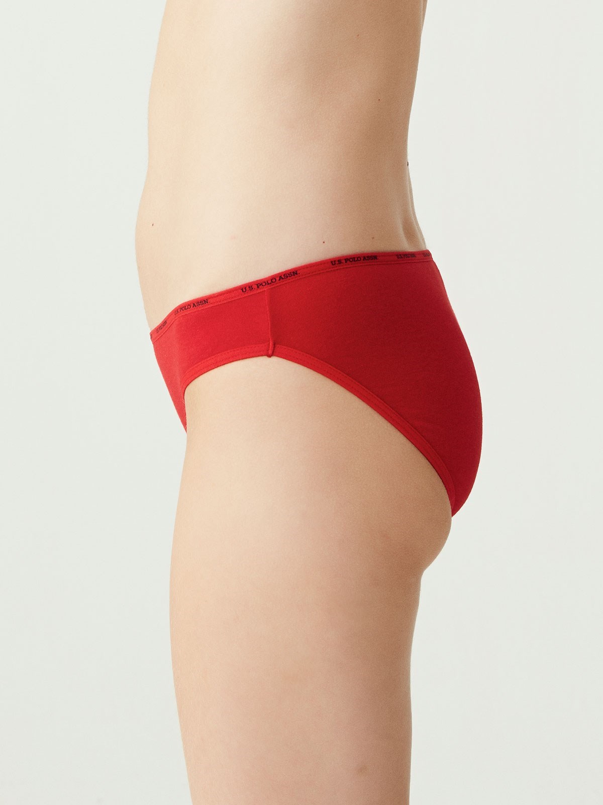 USPA Kadın Çok Renkli 5 Lİ Düşük Bel Slip - US.B1.67001 492