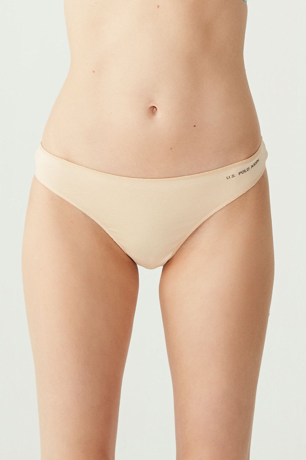 USPA Kadın Çok Renkli 5 Lİ Kıl Lastikli String - US.B1.67005 493