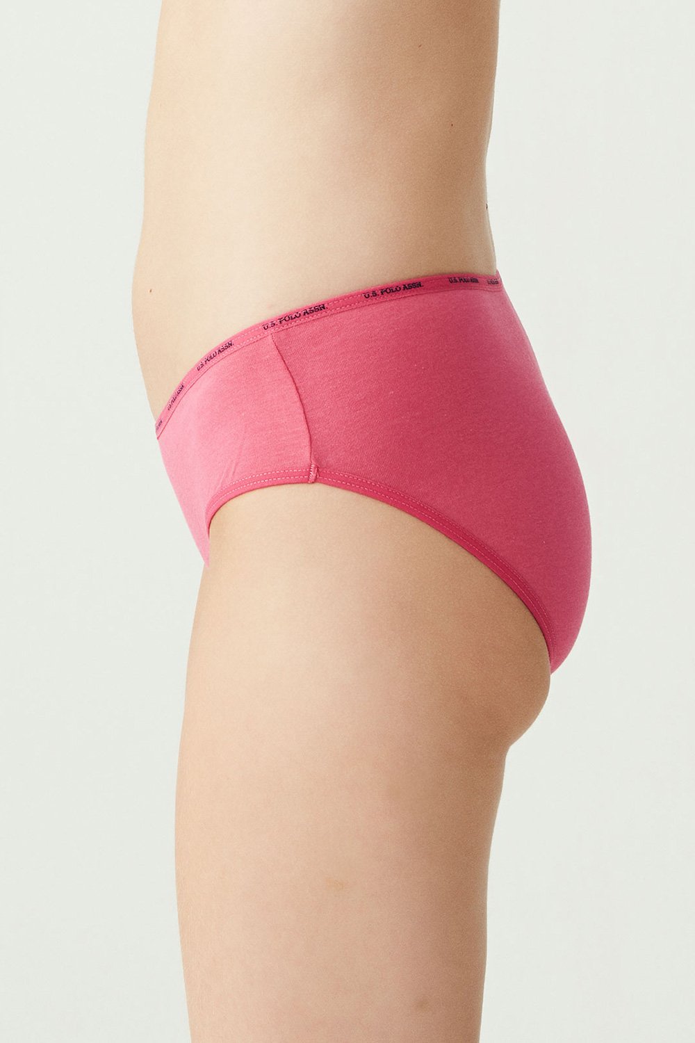 USPA Kadın Çok Renkli 5 Lİ Yüksek Bel Slip - US.B1.67002 491