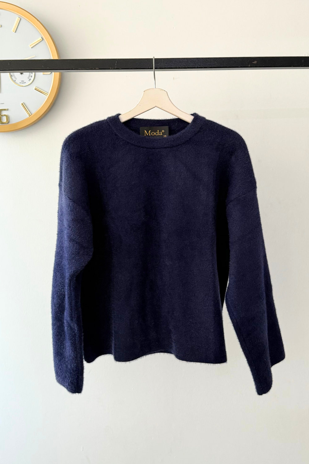 Triko Kısa Kazak Lacivert