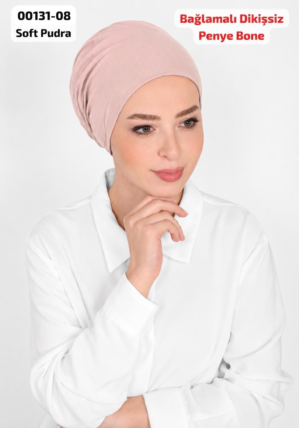 00131 Dikişsiz Penye Bone Bağlamalı