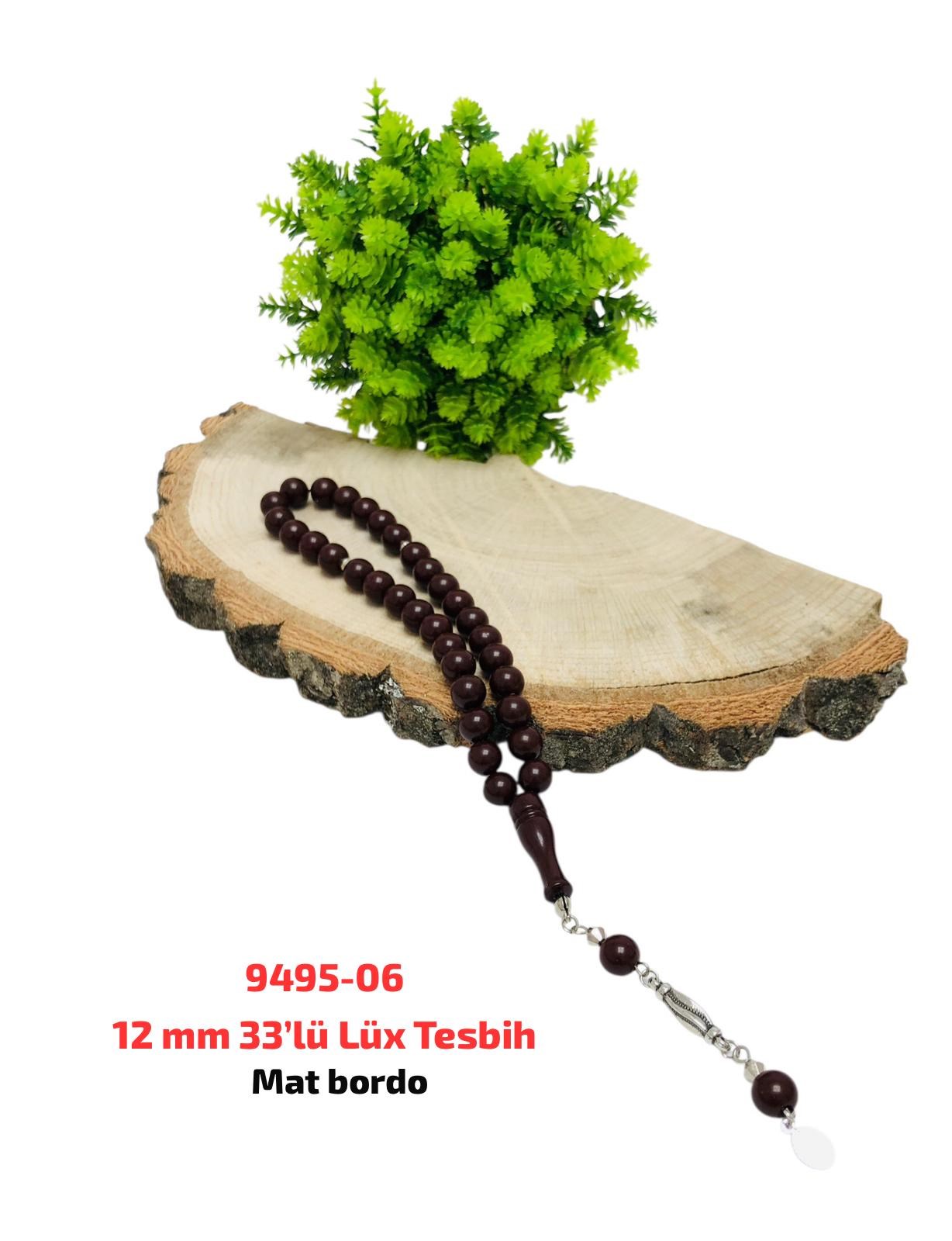 12 mm 33'lü Lüks Tesbih