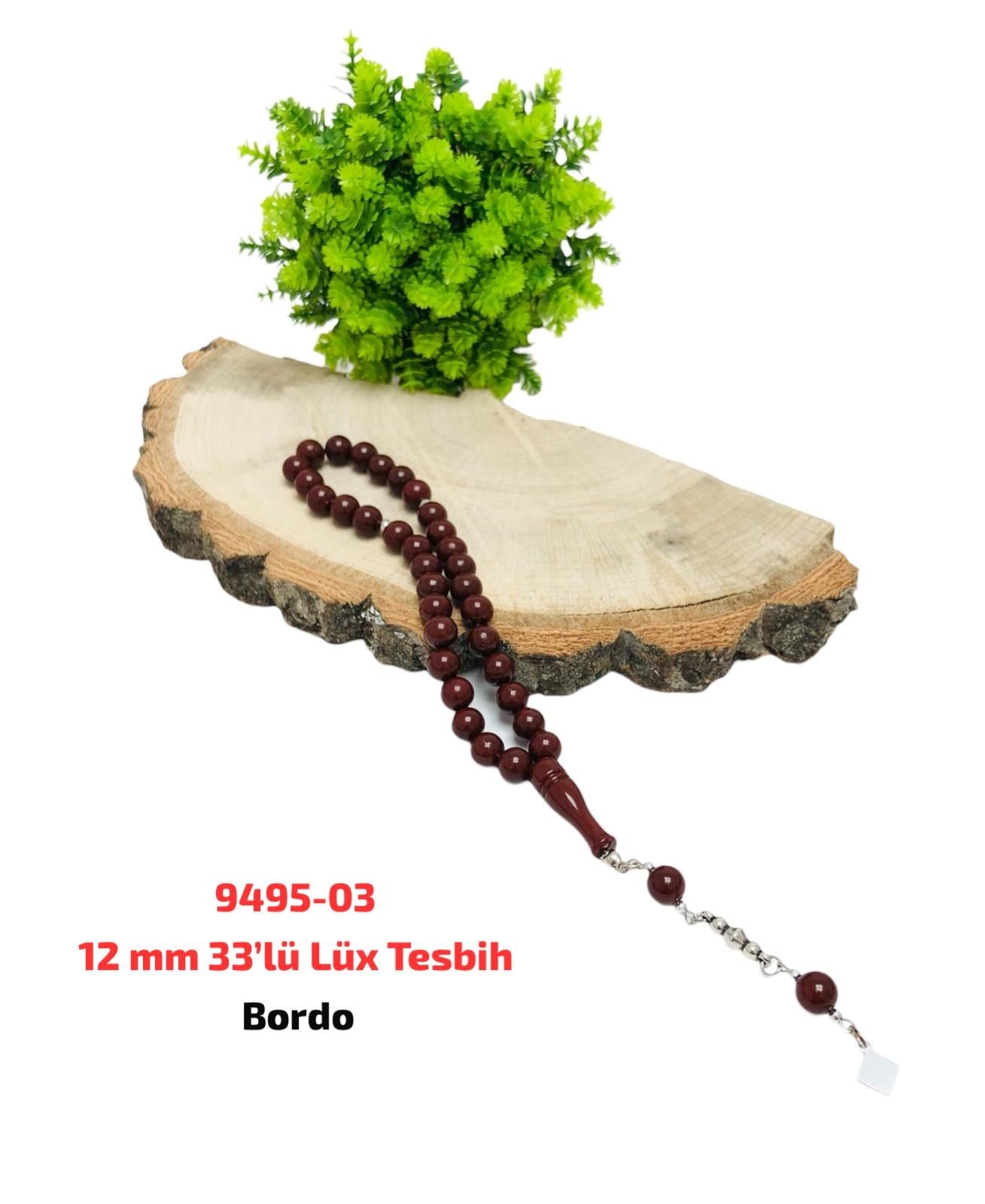 12 mm 33'lü Lüks Tesbih