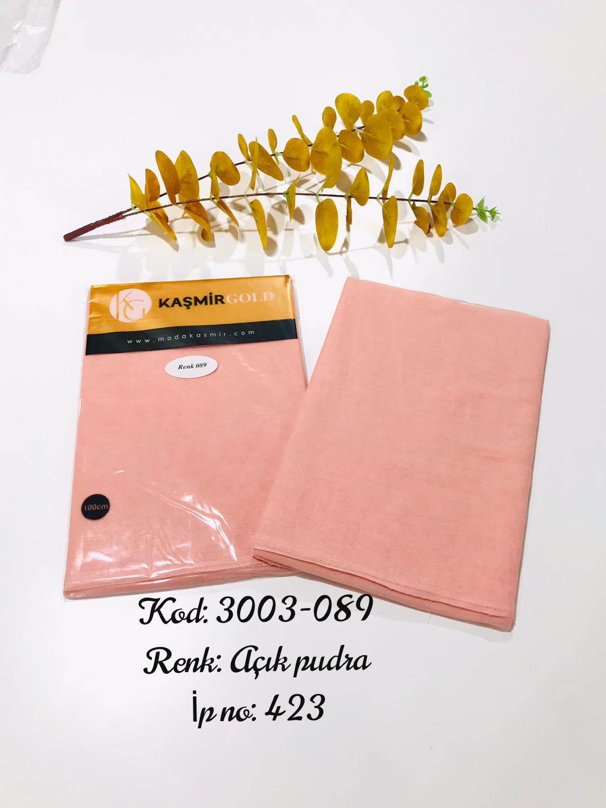3003 Poşetli Kaşmir 100 Cm Düz Yazma