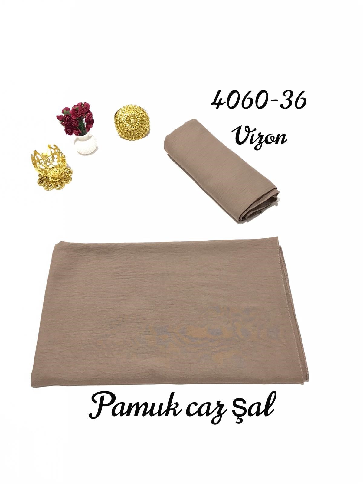 4060 Pamuk Cazz Şal