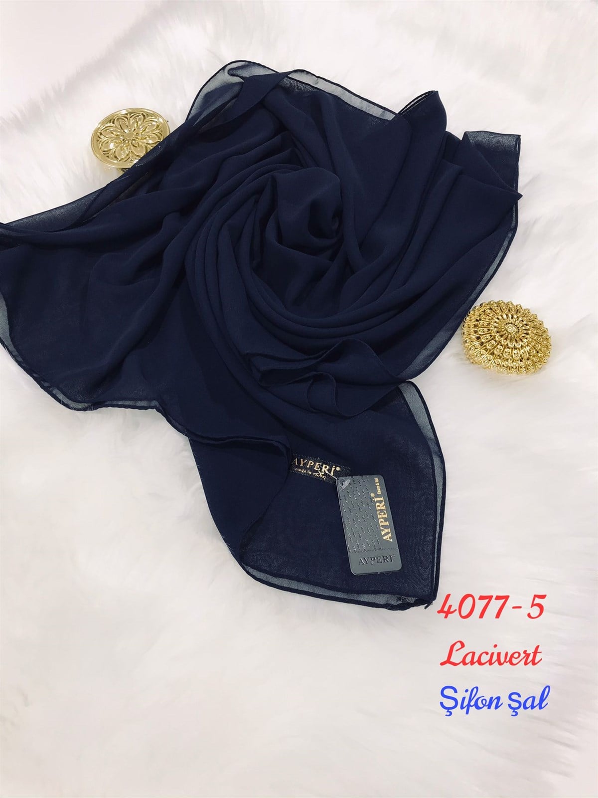 4077 Multi Şifon Şal