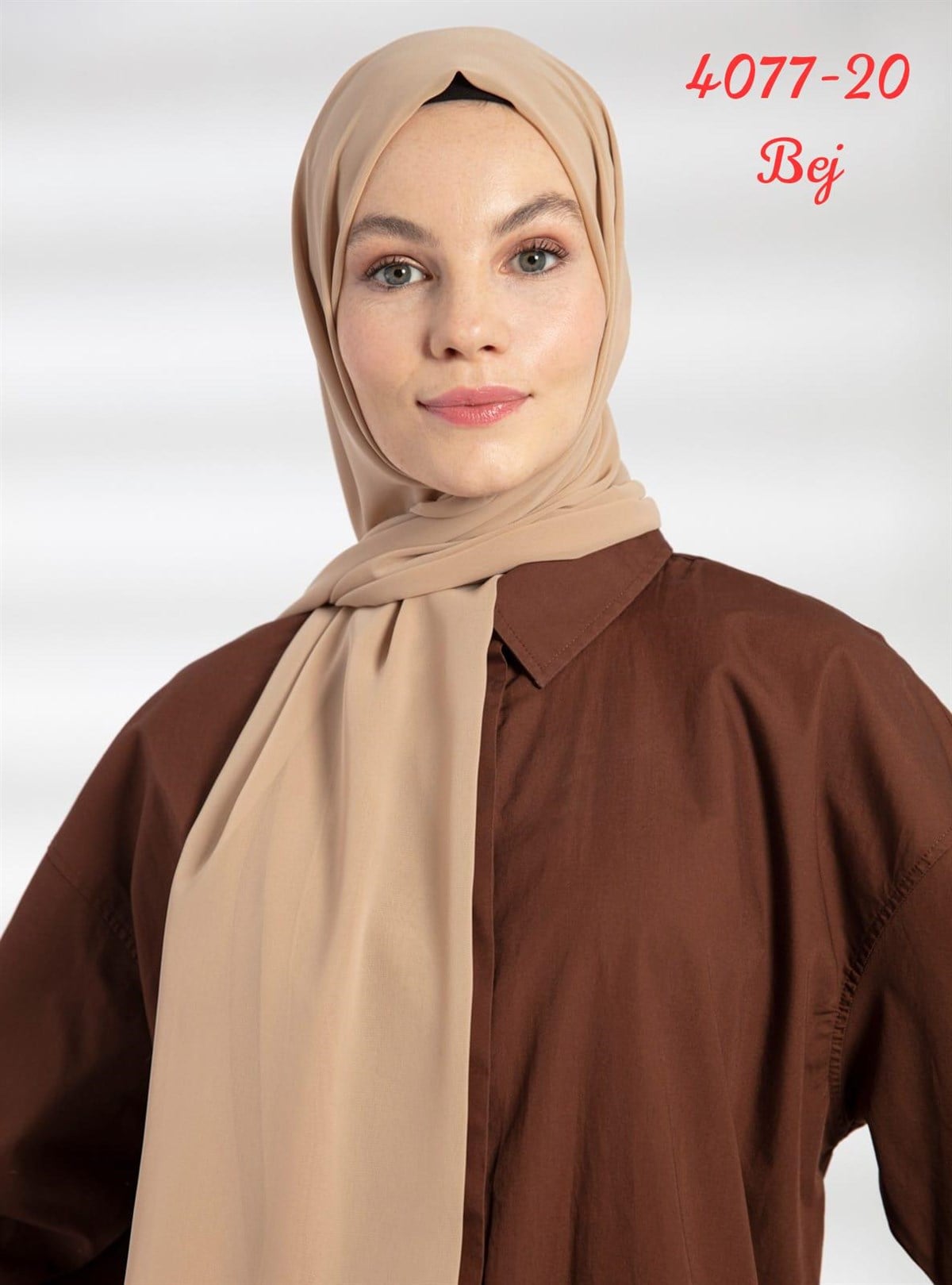 4077 Multi Şifon Şal
