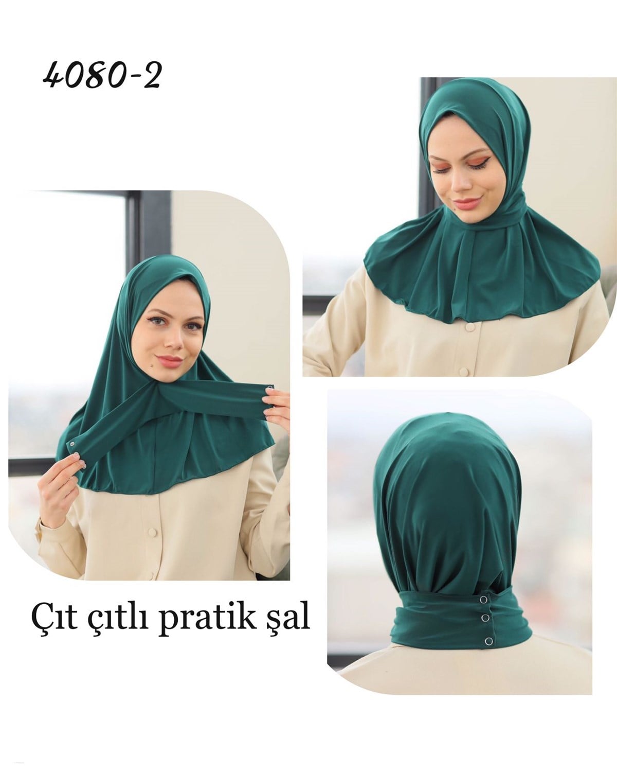 4080 Çıt Çıtlı Pratik Şal