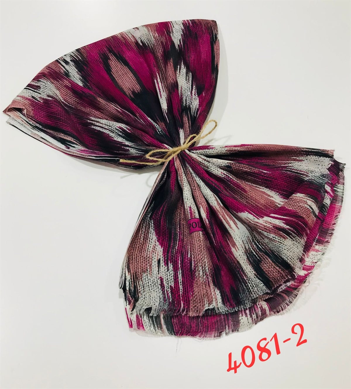 4081 Poloist Desenli  Şal