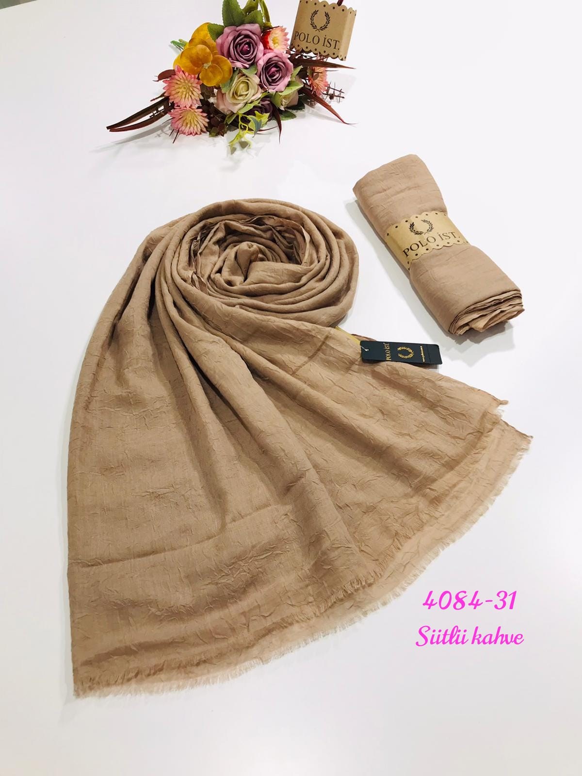 4084 Bambu Kraş Şal