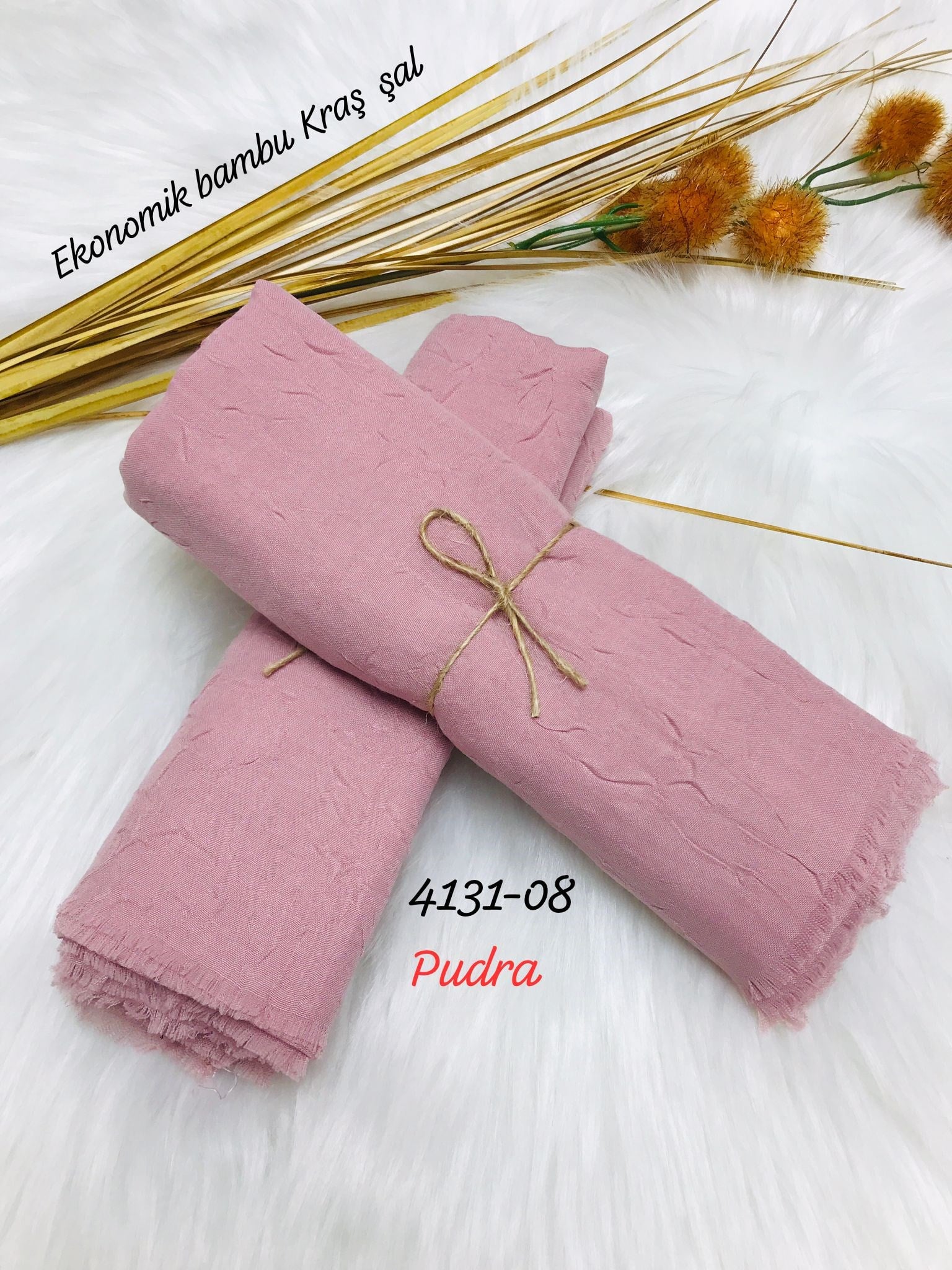 4131 Lüks Bambu Kraş Şal