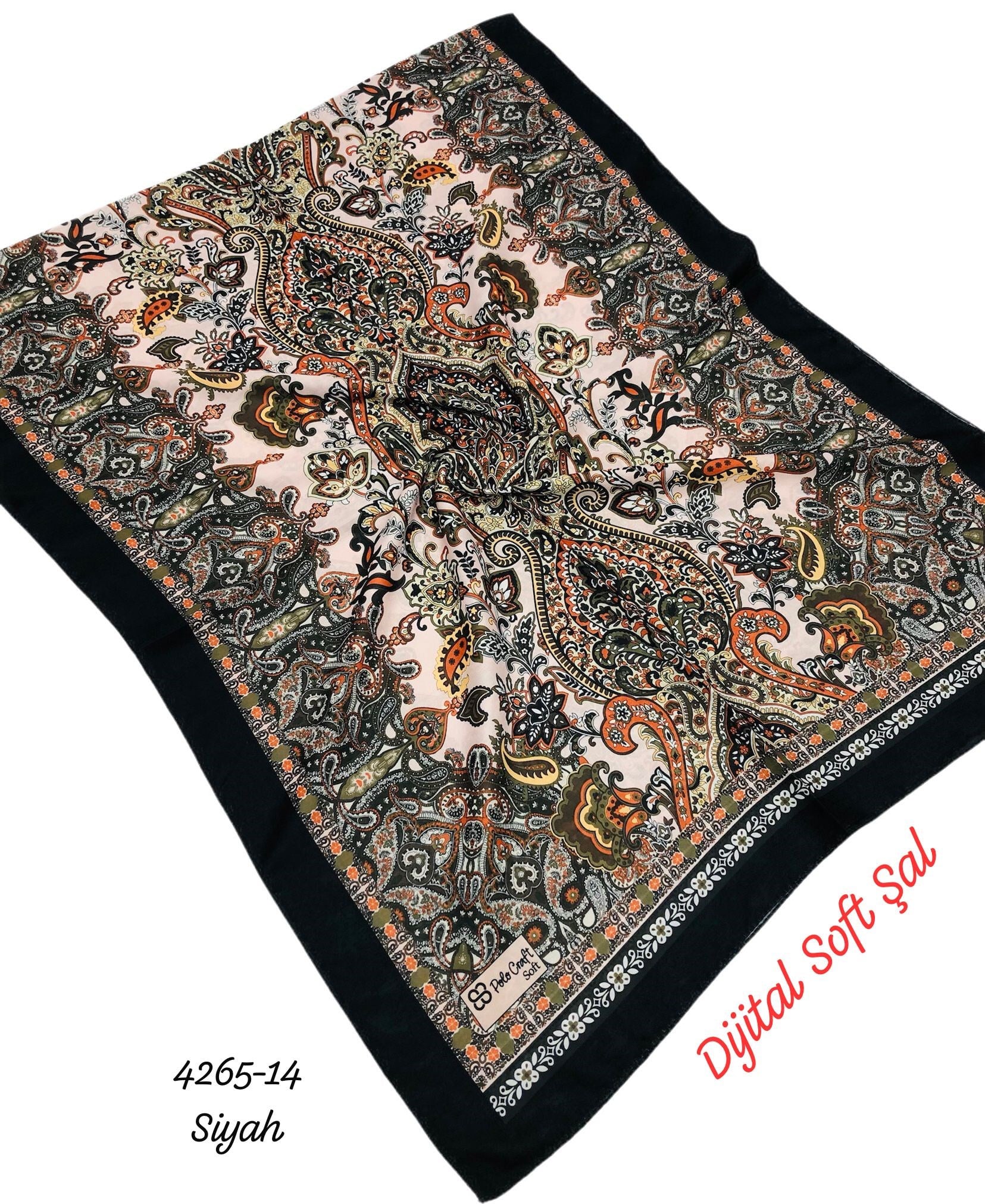 4265 Dijital Soft Şal