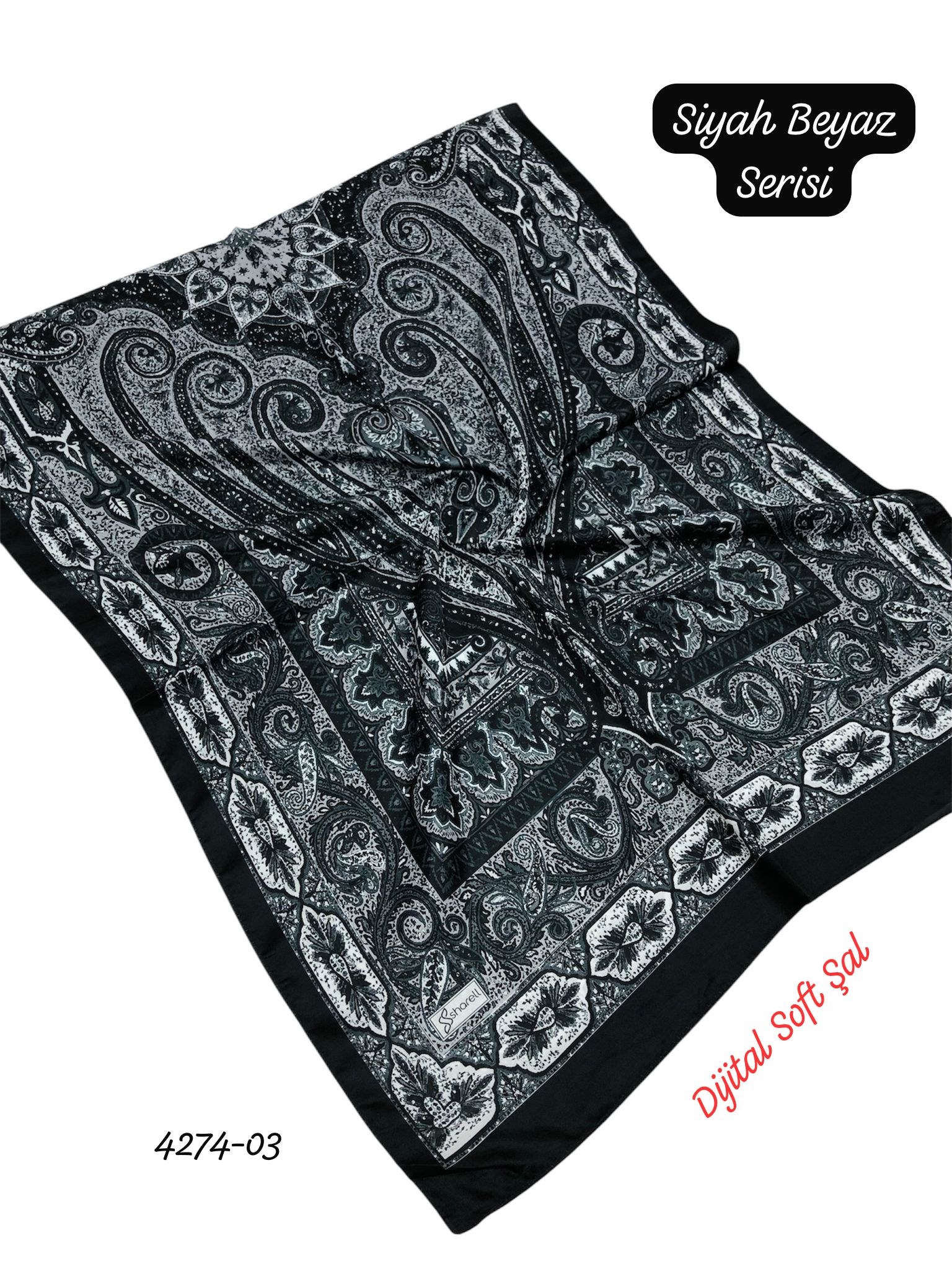 4274 Dijital Soft Şal