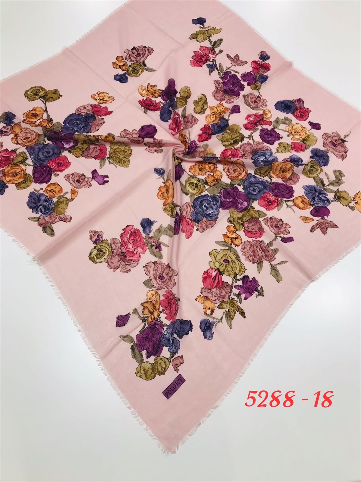 5288 Dimi Flamlı Poloist Eşarp