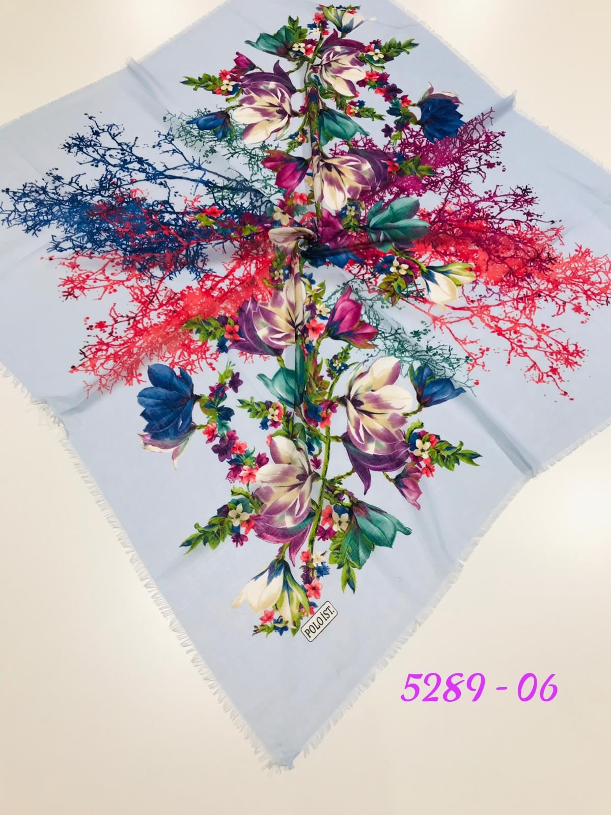 5289 Dimi Flamlı Poloist Eşarp