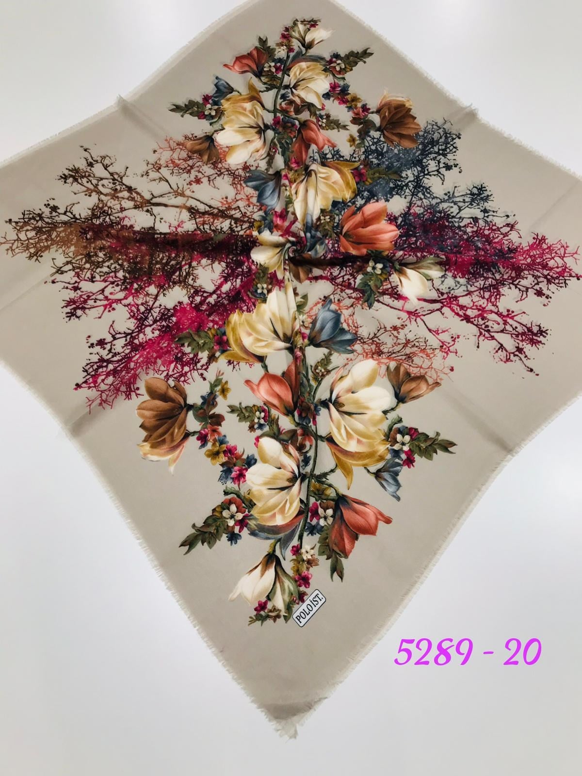 5289 Dimi Flamlı Poloist Eşarp