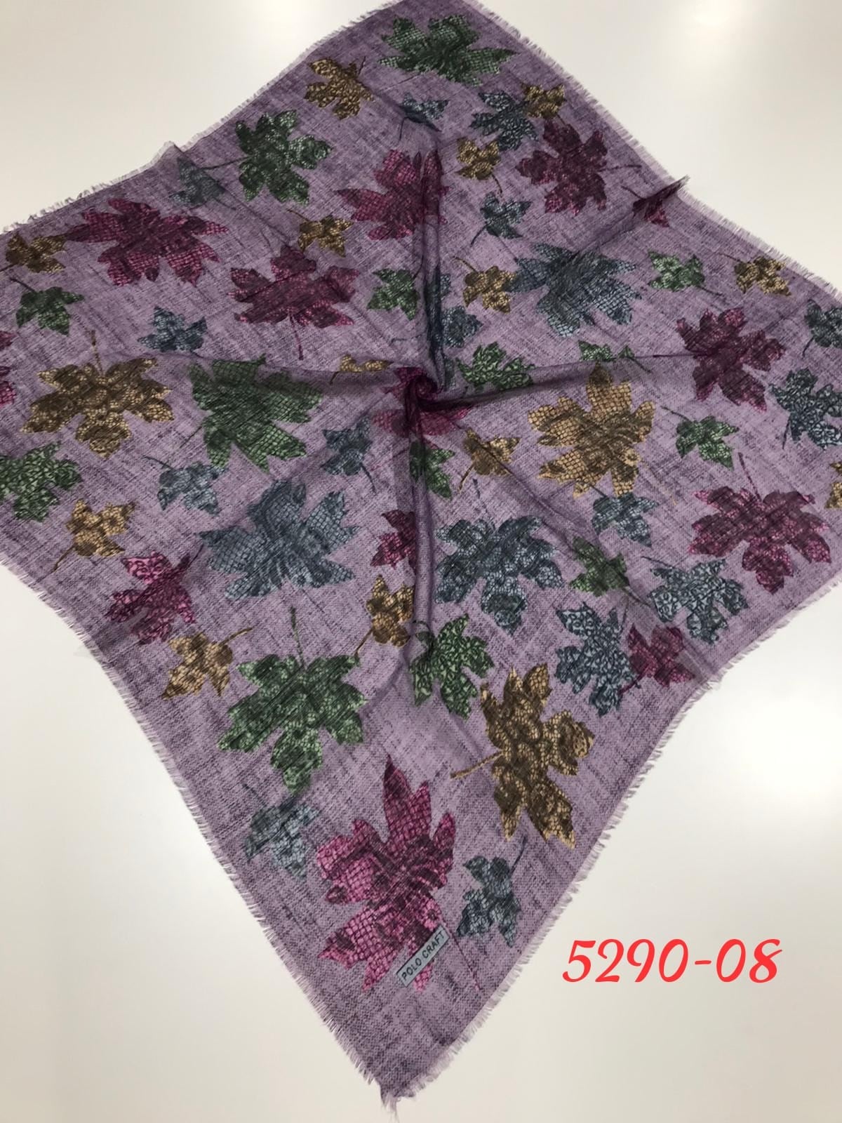 5290 Flamlı Pamuk Eşarp