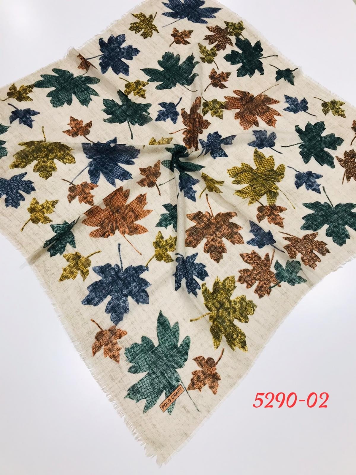 5290 Flamlı Pamuk Eşarp