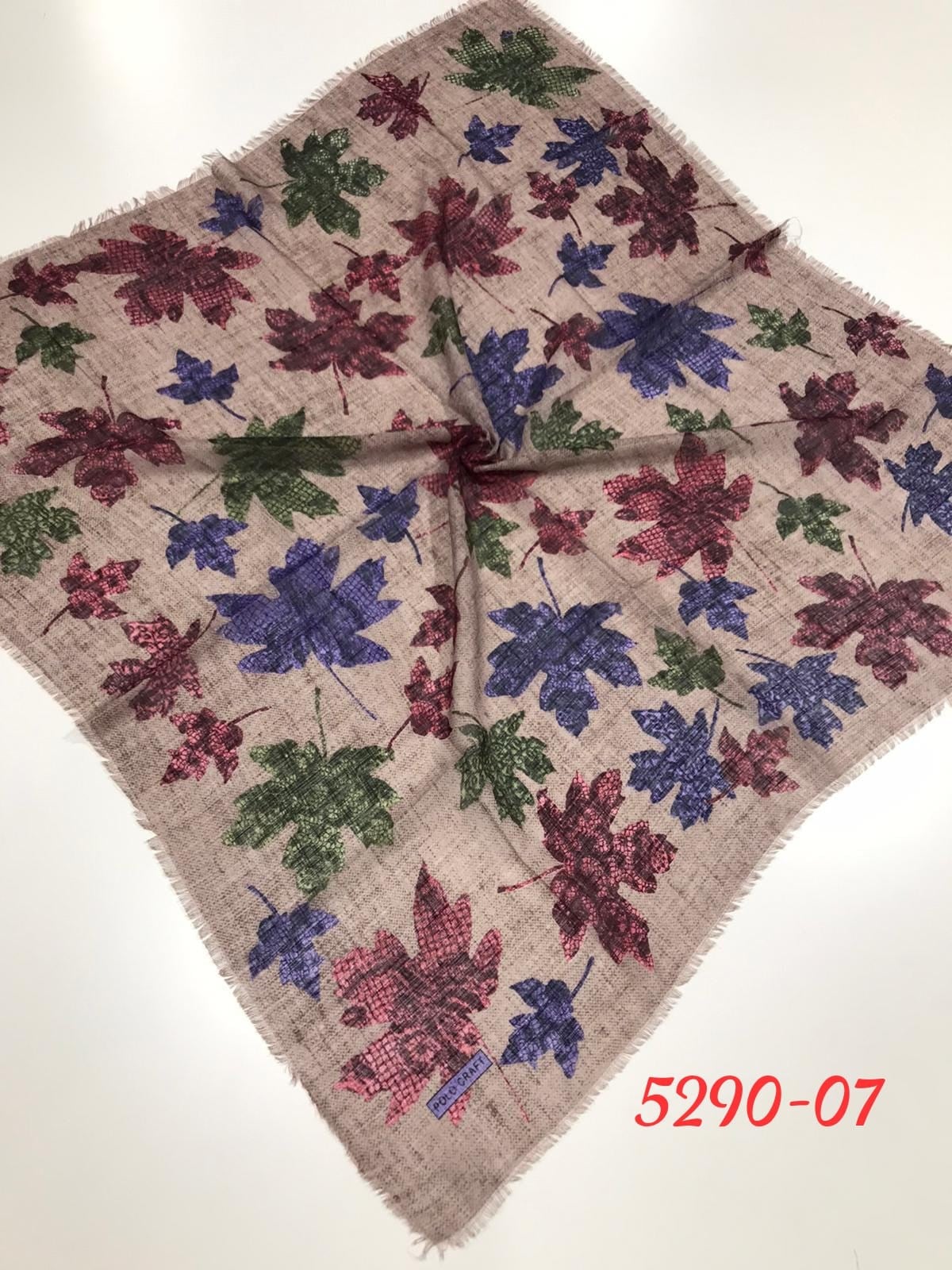 5290 Flamlı Pamuk Eşarp