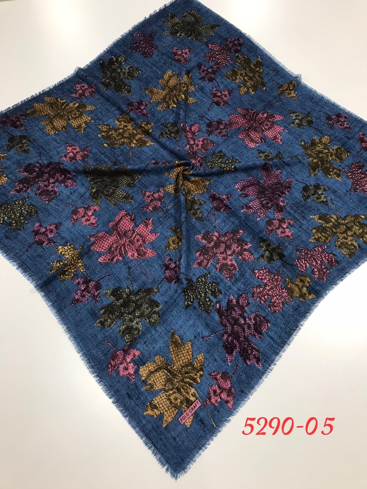 5290 Flamlı Pamuk Eşarp