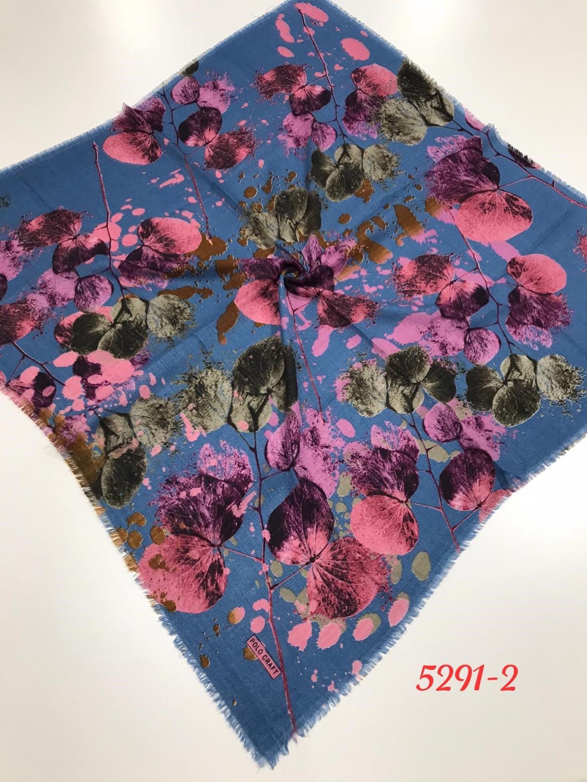 5291 Flamlı Pamuk Eşarp