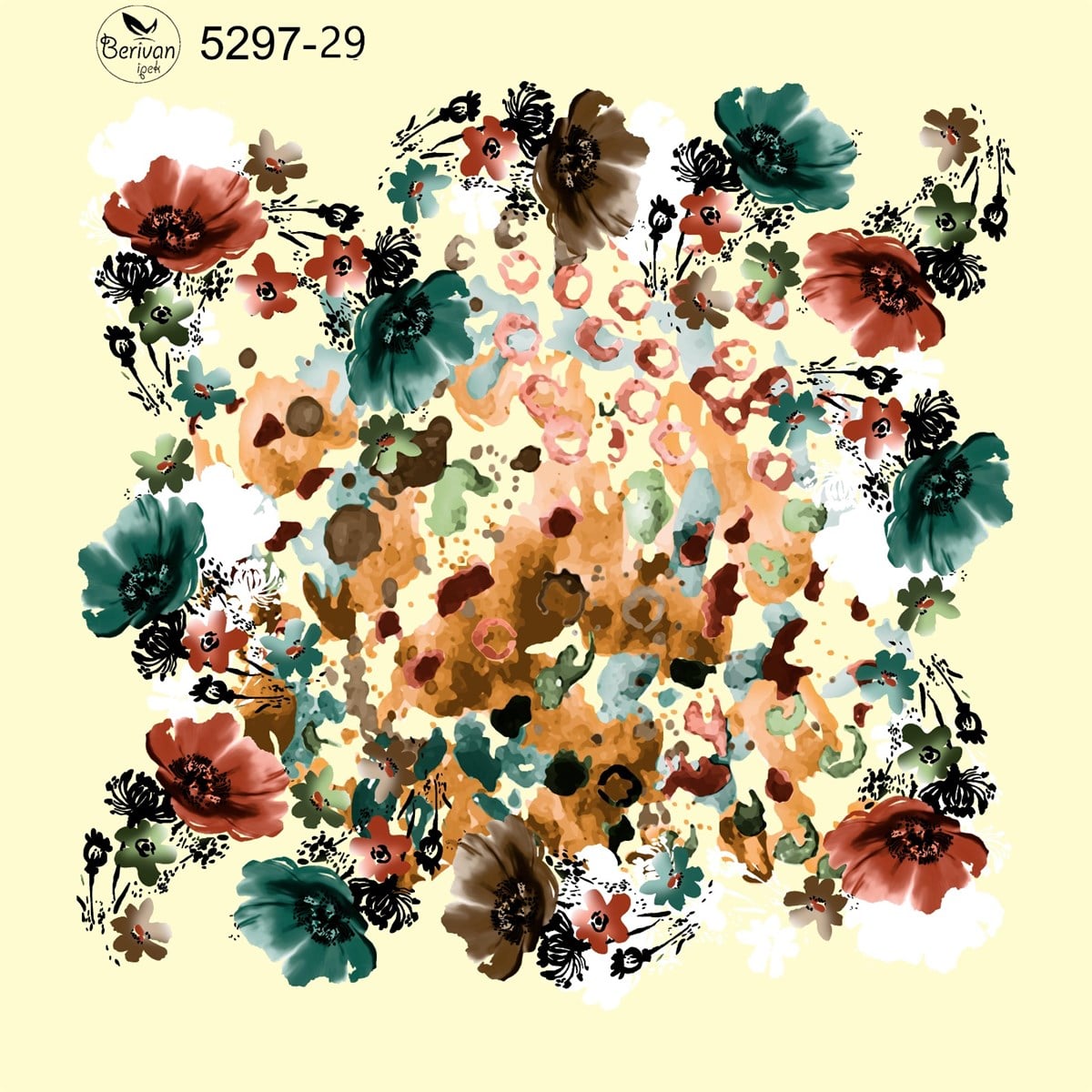 5297 Oyalık Polester yazma
