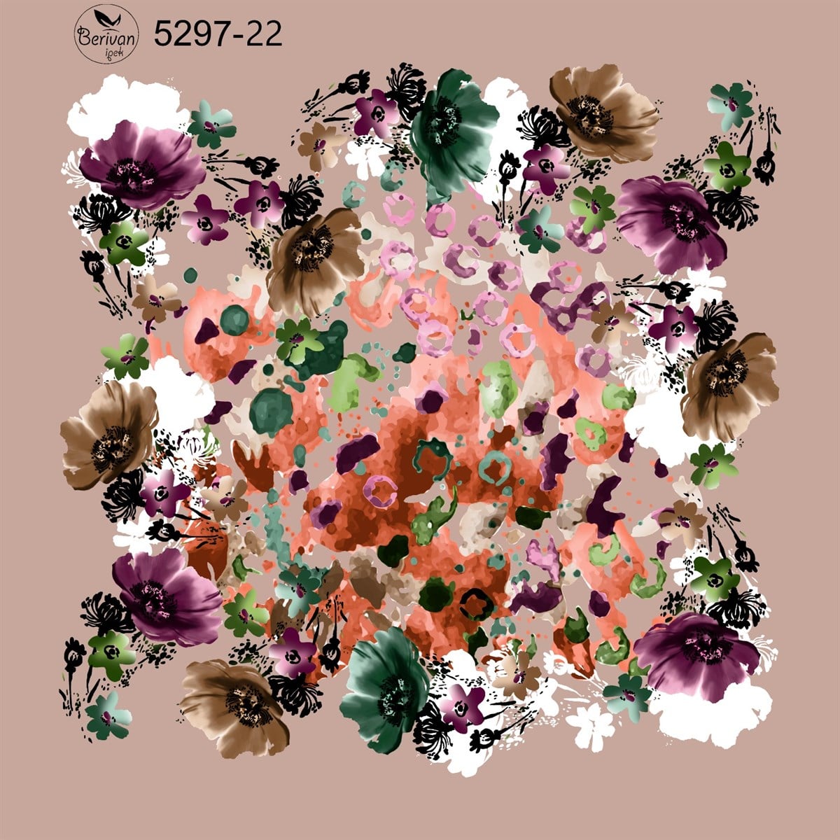 5297 Oyalık Polester yazma