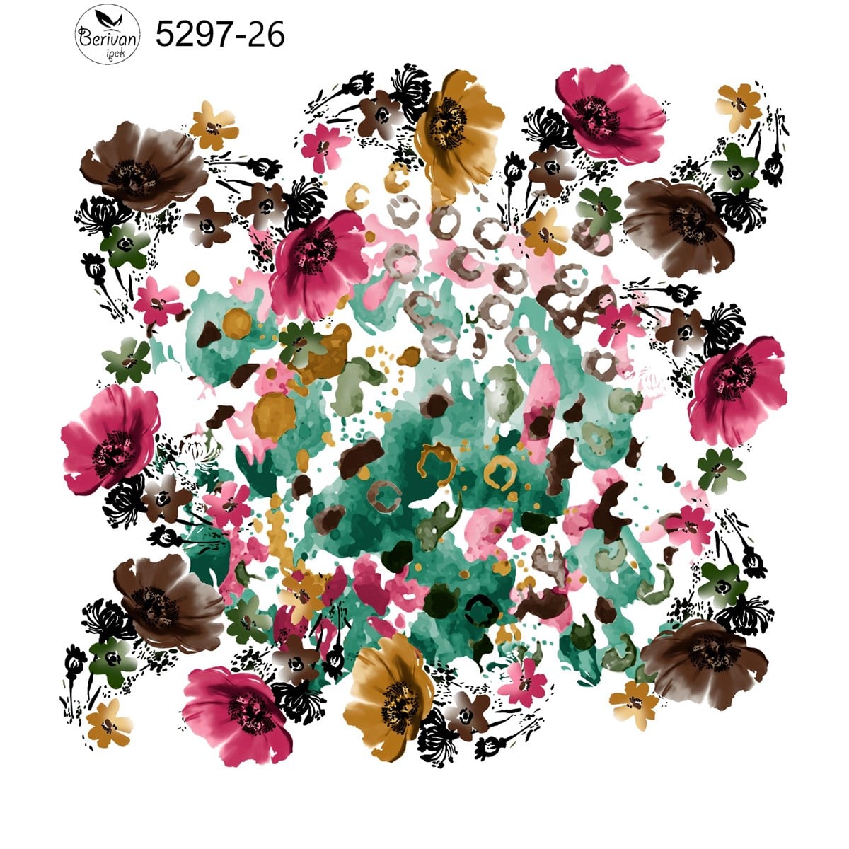 5297 Oyalık Polester yazma