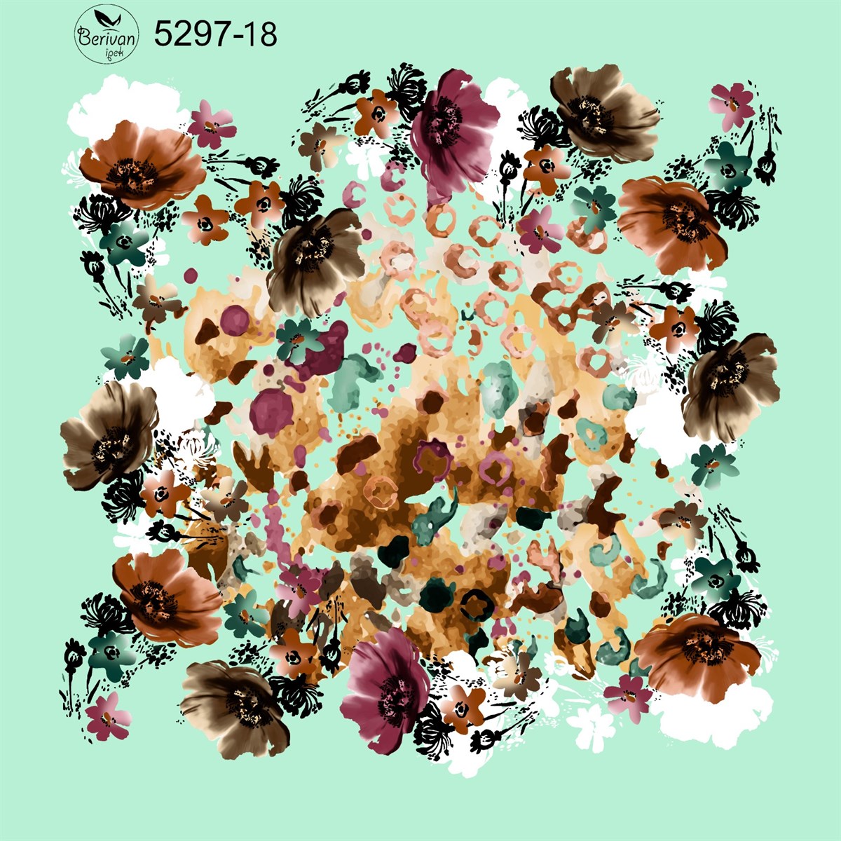 5297 Oyalık Polester yazma