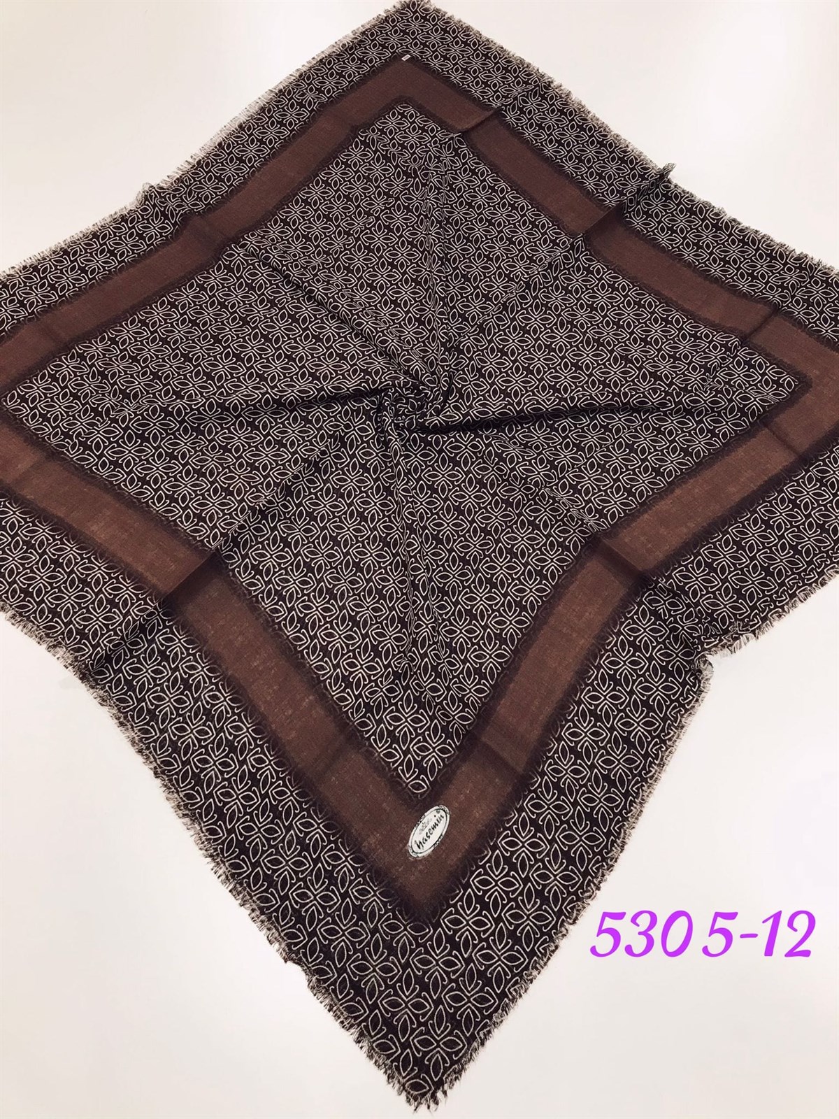 5305 Flamlı Pamuk Eşarp