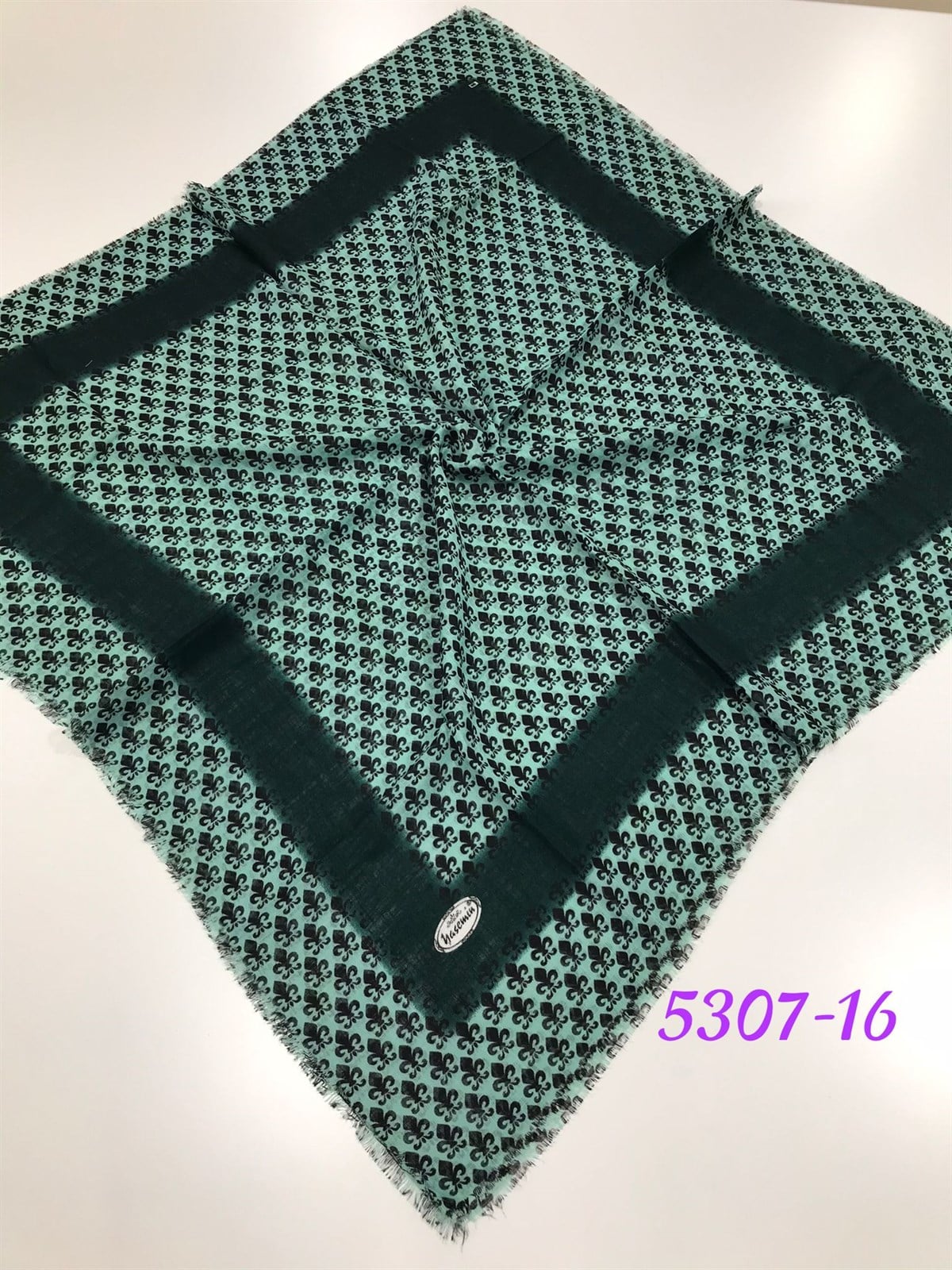 5307 Flamlı Pamuk Eşarp