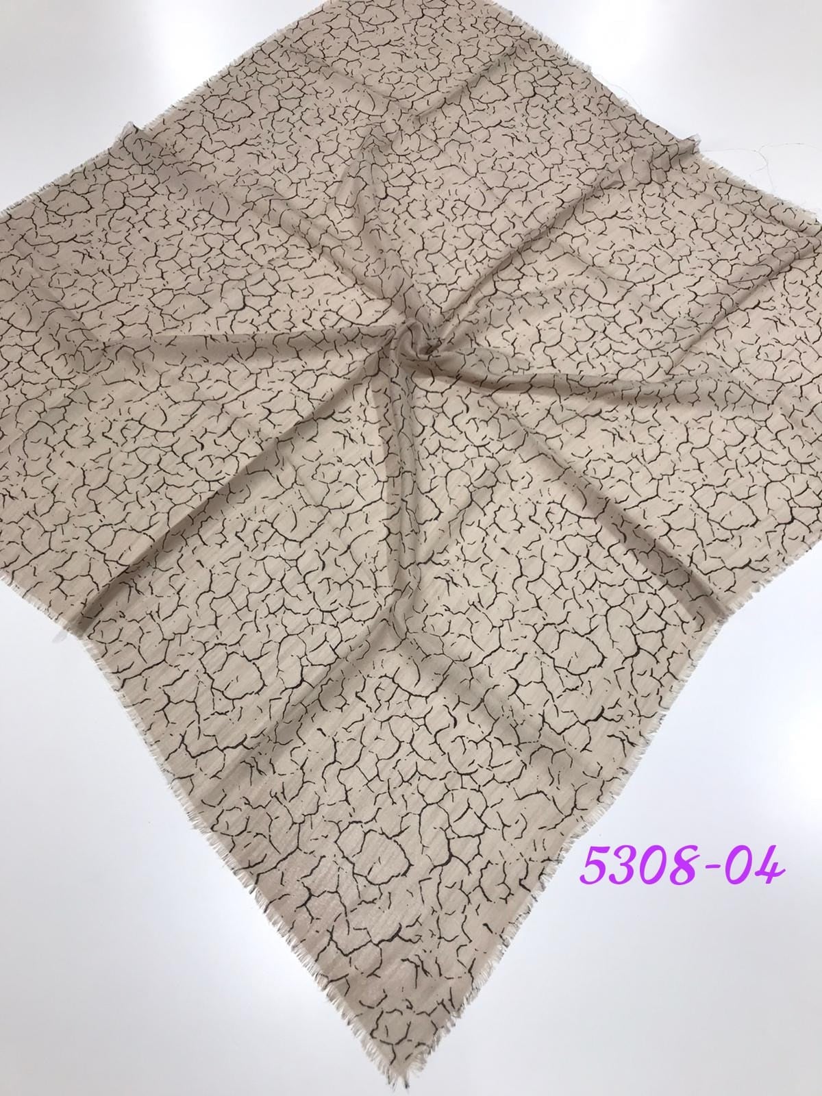 5308 Flamlı Pamuk Eşarp