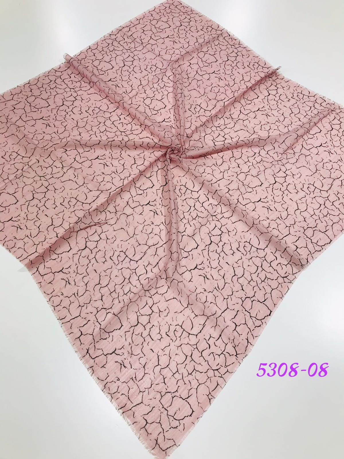 5308 Flamlı Pamuk Eşarp