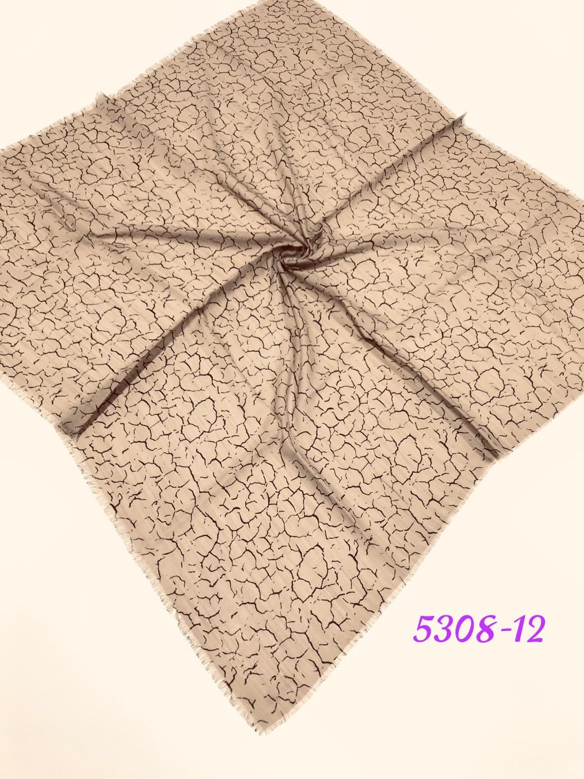 5308 Flamlı Pamuk Eşarp