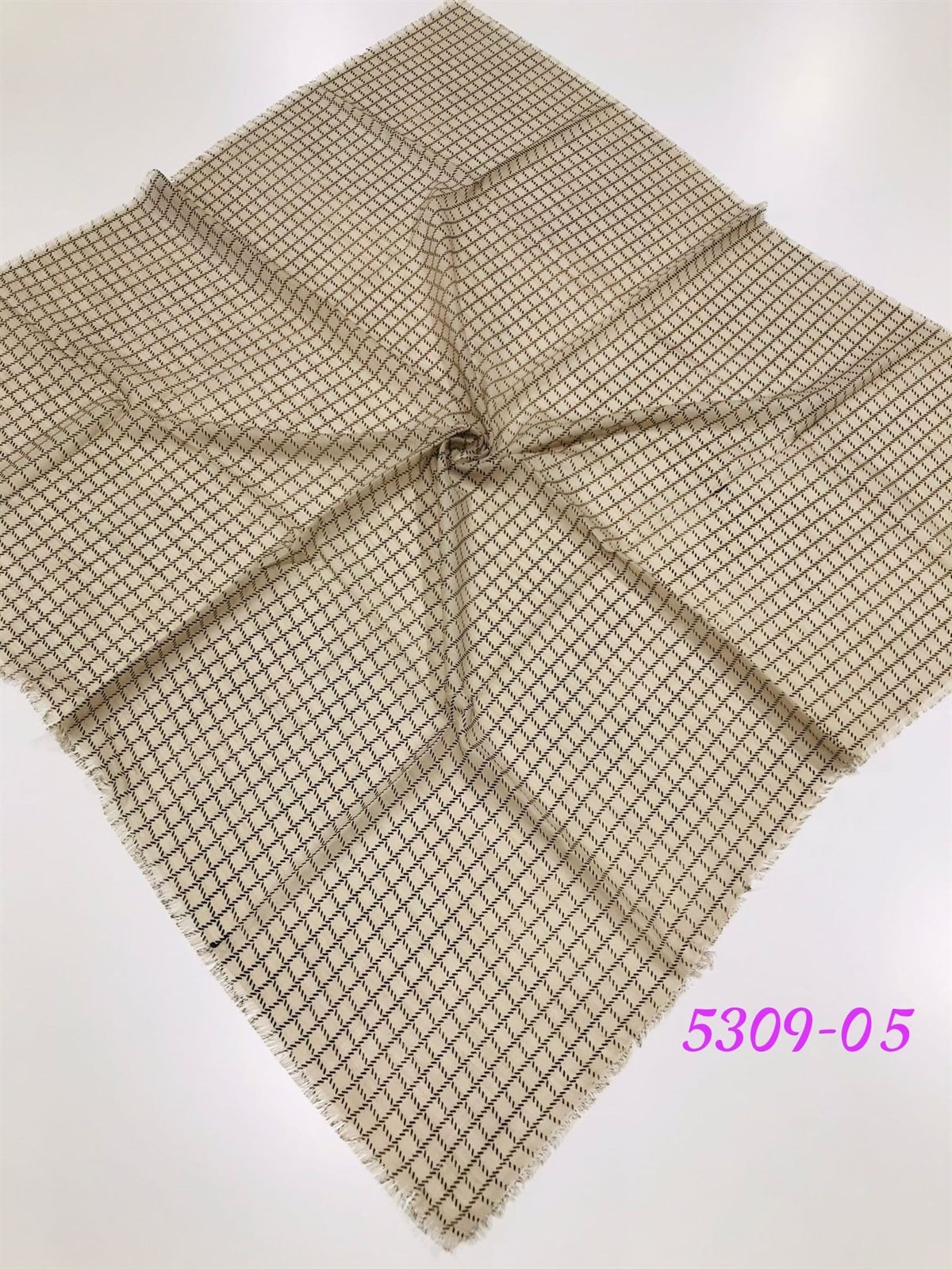 5309 Flamlı Pamuk Eşarp