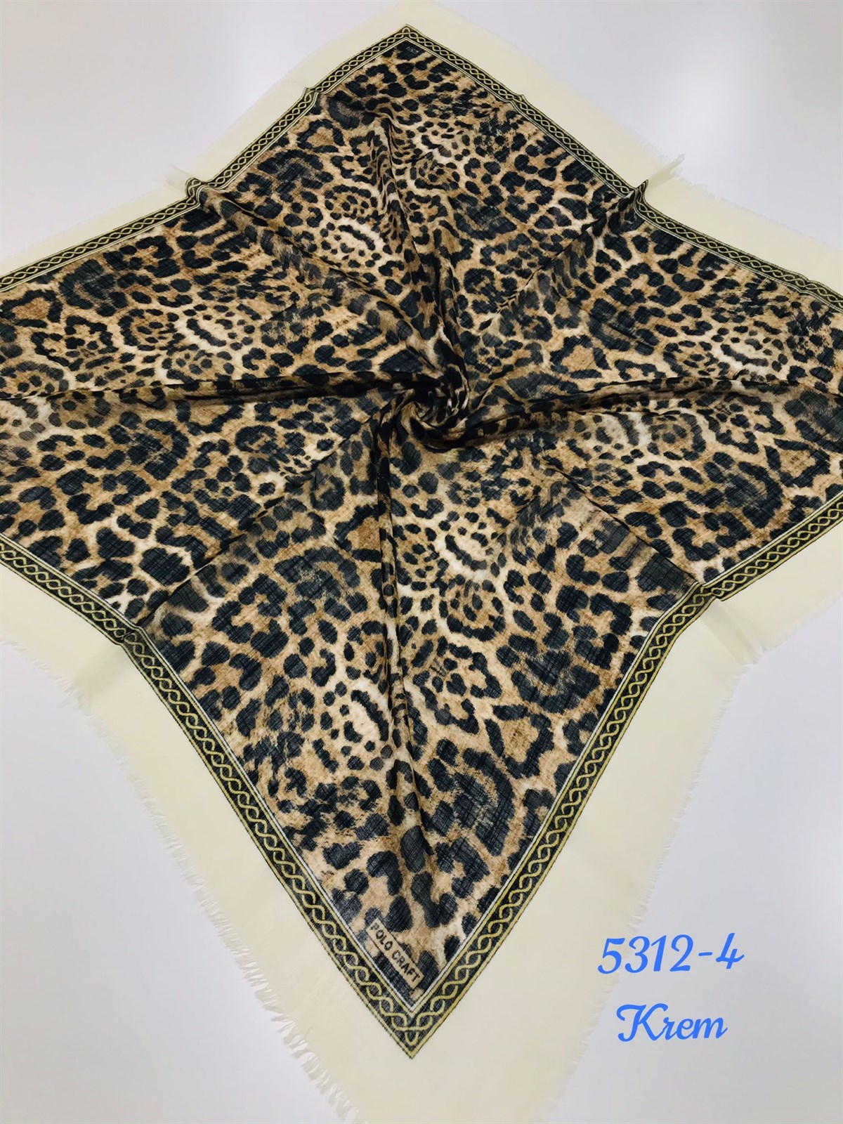 5312 Flamlı Pamuk Eşarp