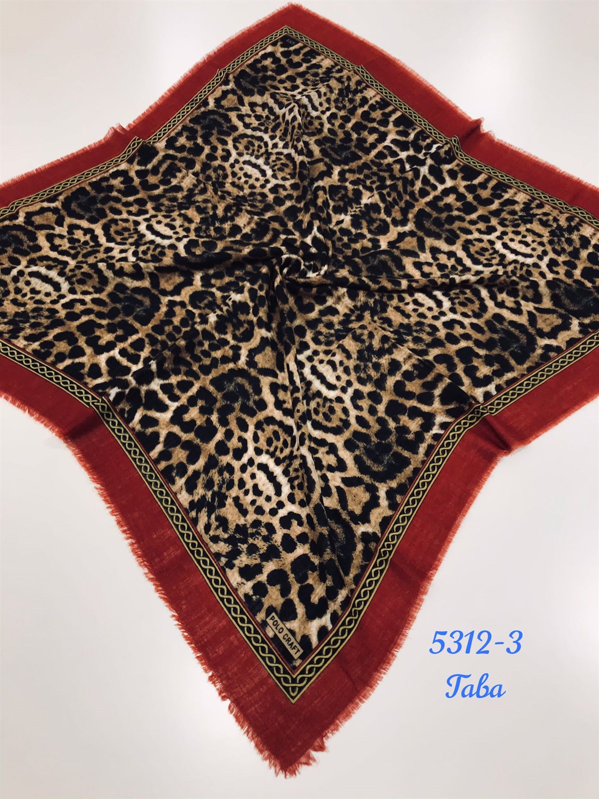 5312 Flamlı Pamuk Eşarp