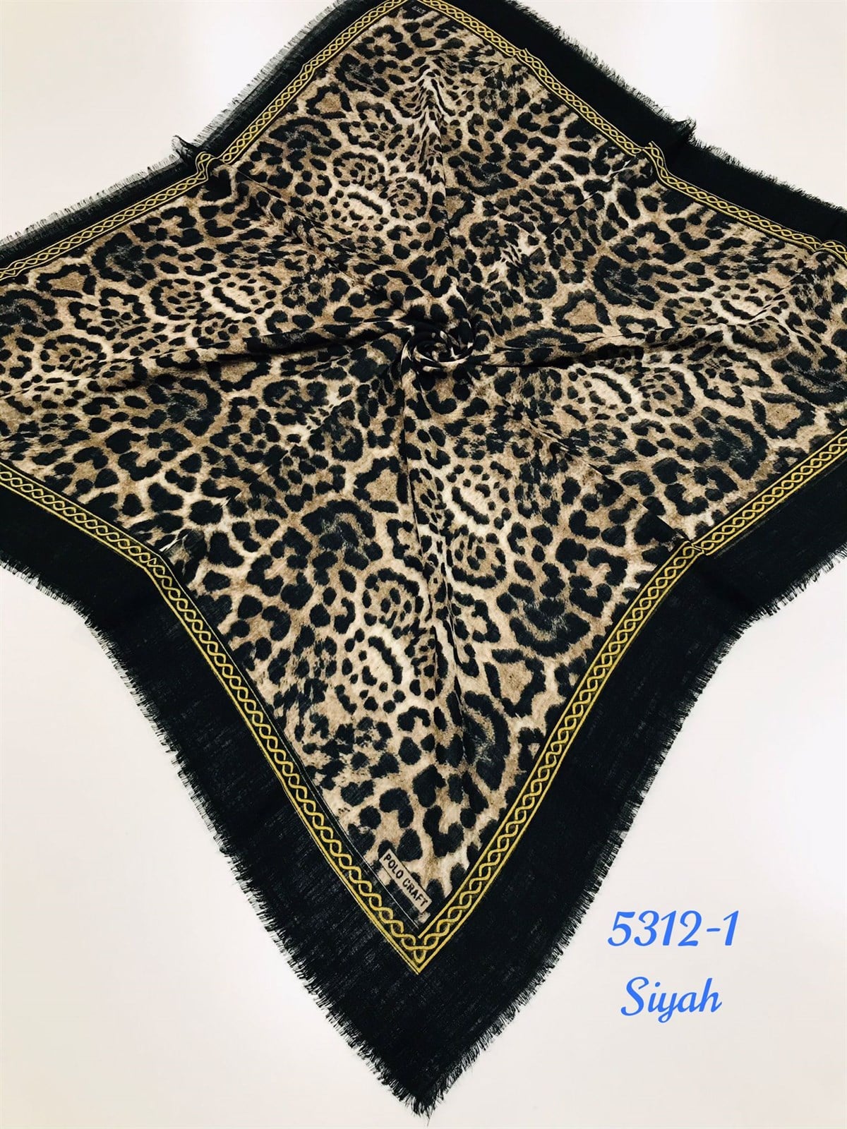 5312 Flamlı Pamuk Eşarp